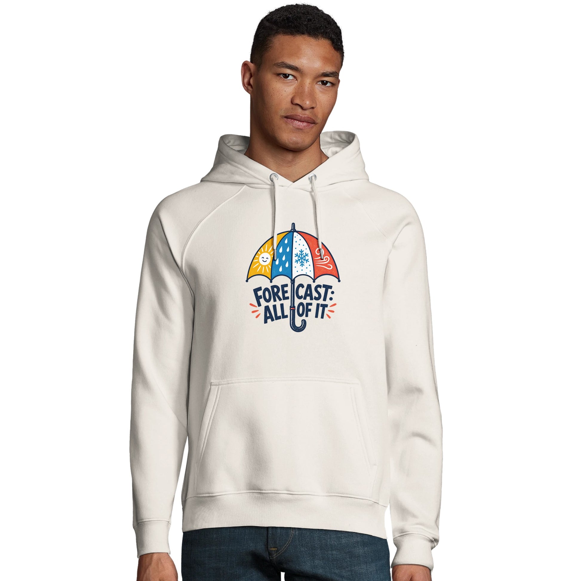 Forecast: All of It British Weather Graphic Hoodie — product view 6