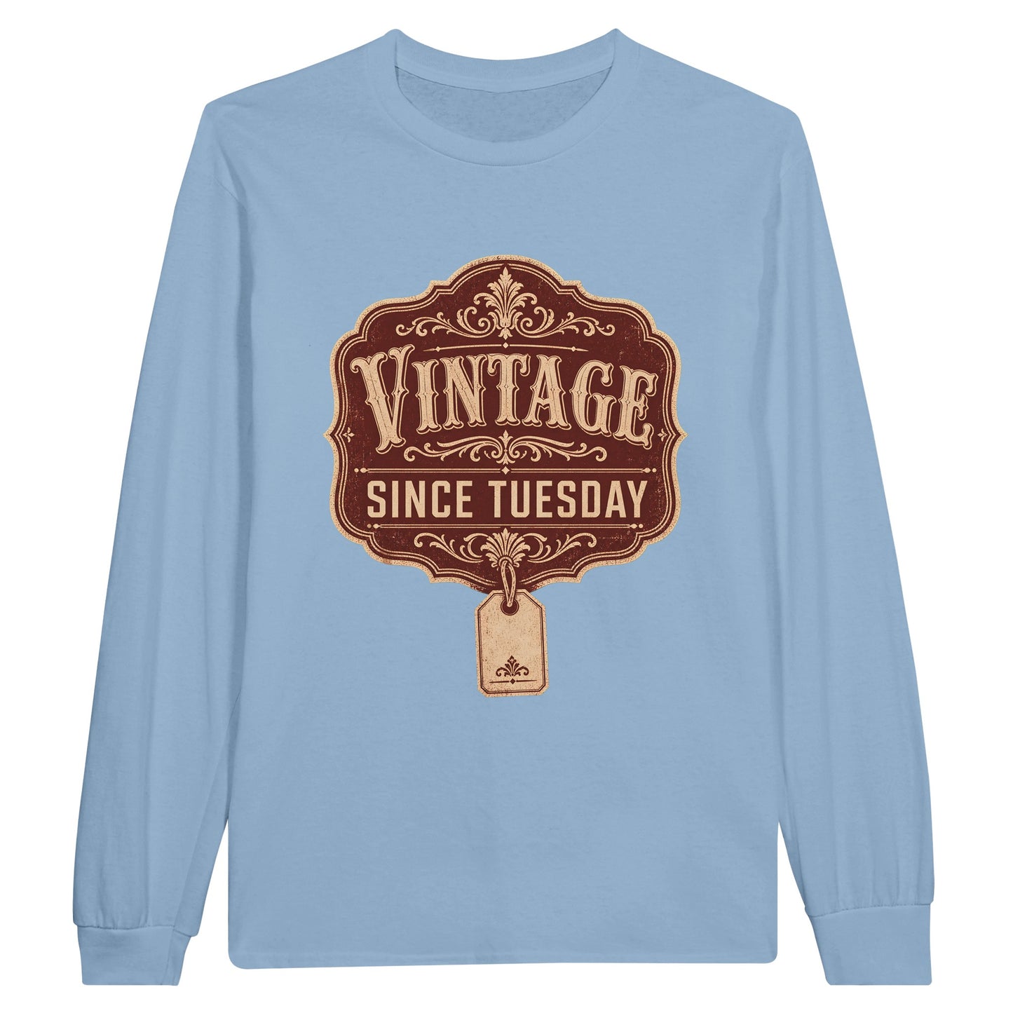 Vintage Since Tuesday T-shirt Long-Sleeve T-shirt — product view 2