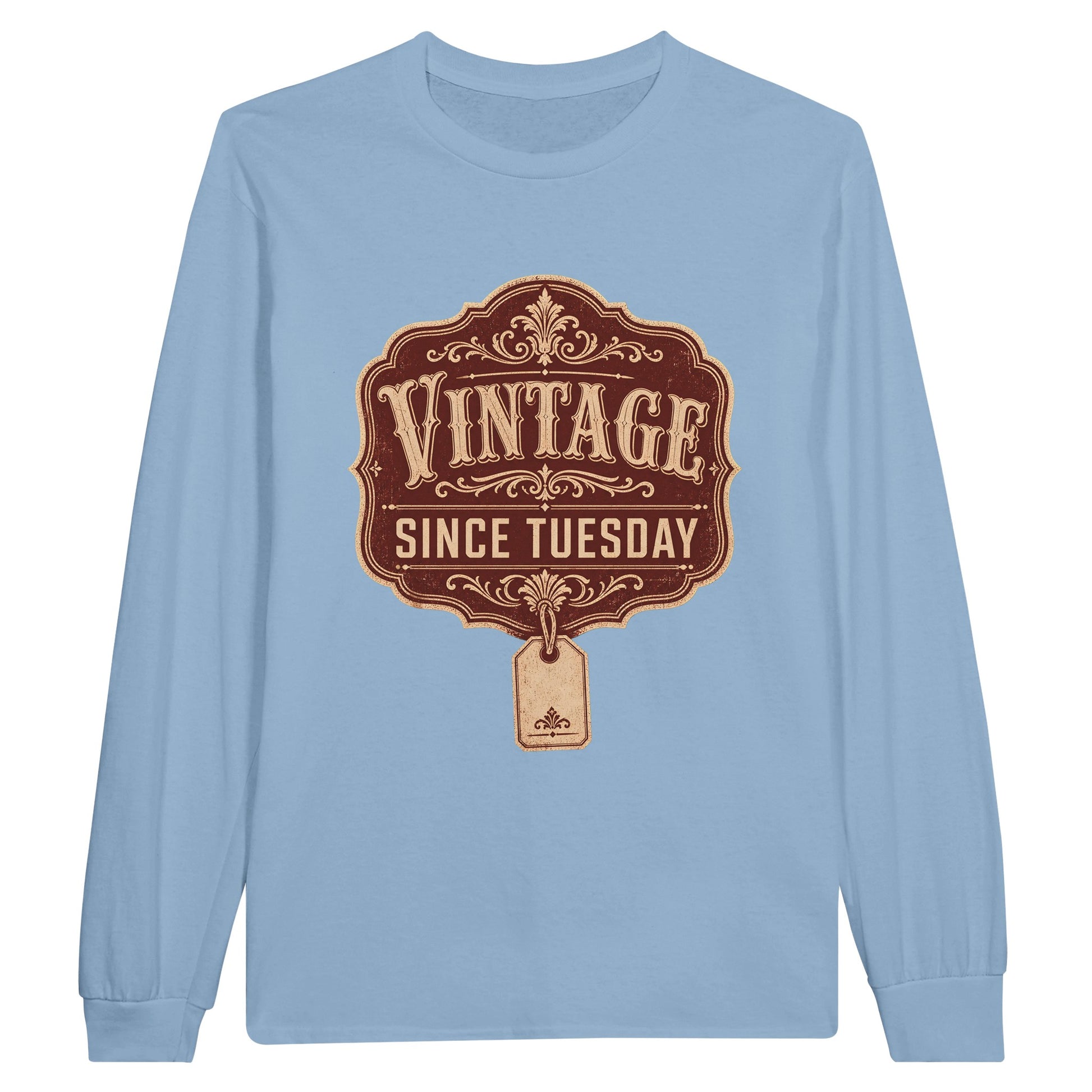 Vintage Since Tuesday T-shirt Long-Sleeve T-shirt — product view 2