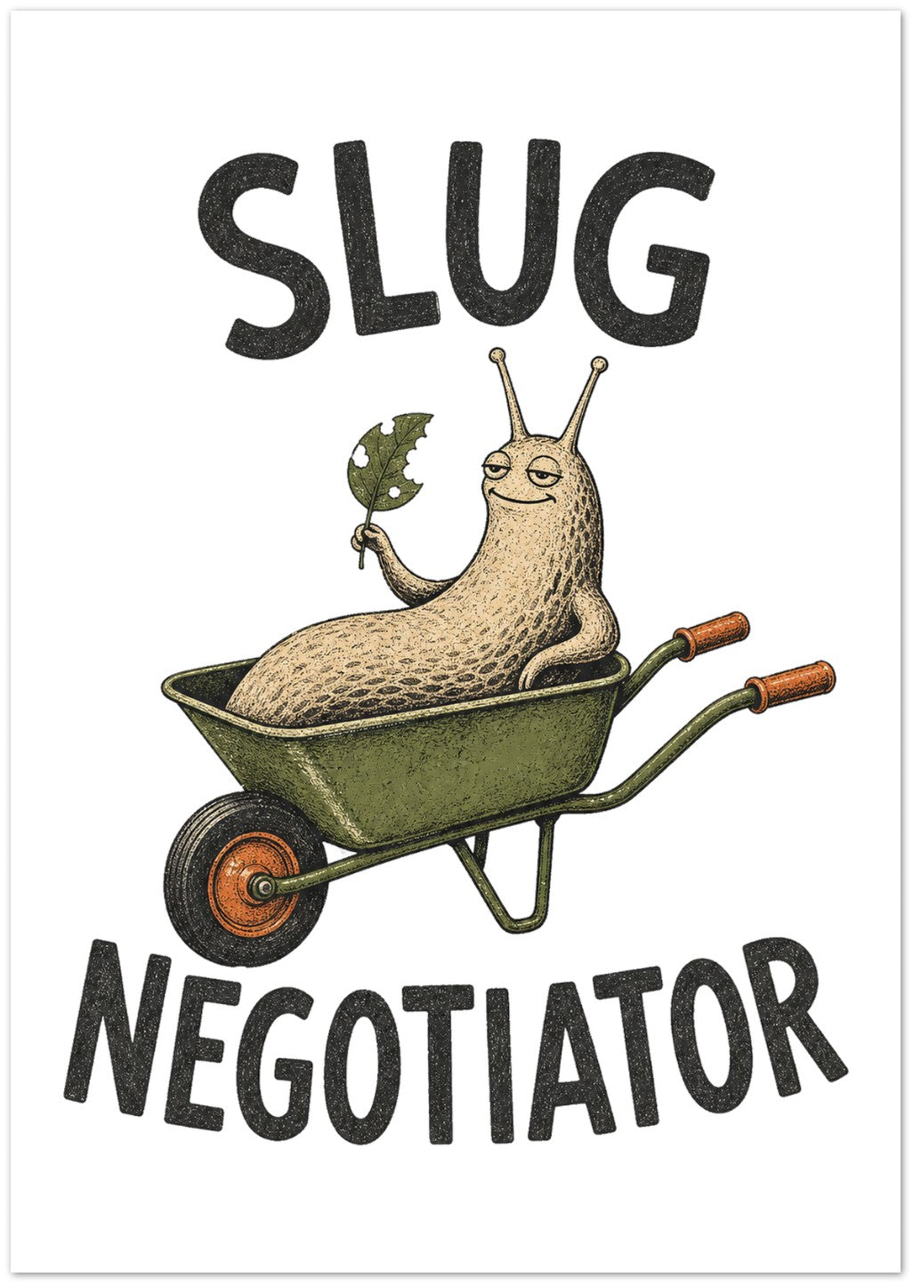 Slug Negotiator Garden Graphic Greeting Card Pack — product view 3