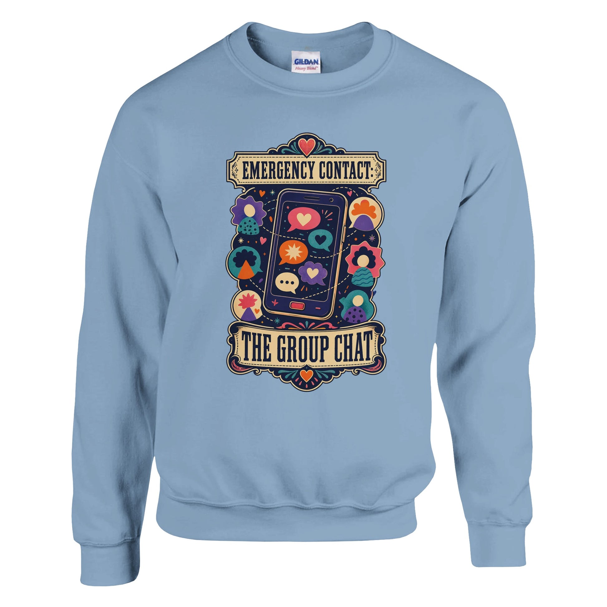Emergency Contact — The Group Chat Sweatshirt — product view 3