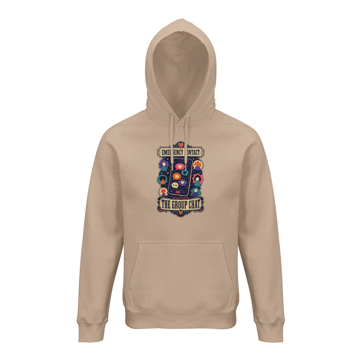 Emergency Contact — The Group Chat Hoodie — product view 5
