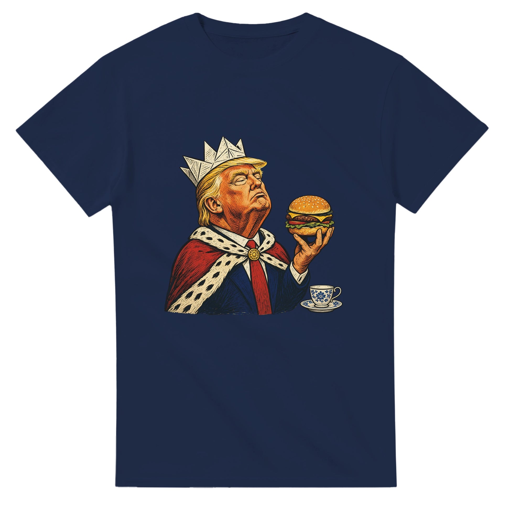 The Very Temporary Monarch — Trump Satire T-shirt — product view 5