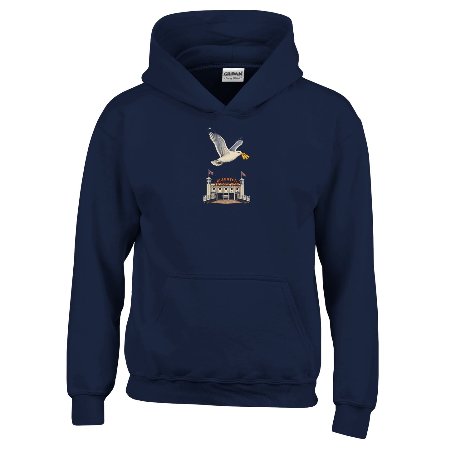 Brighton Palace Pier Chip Heist Kids' Hoodie — product view 7