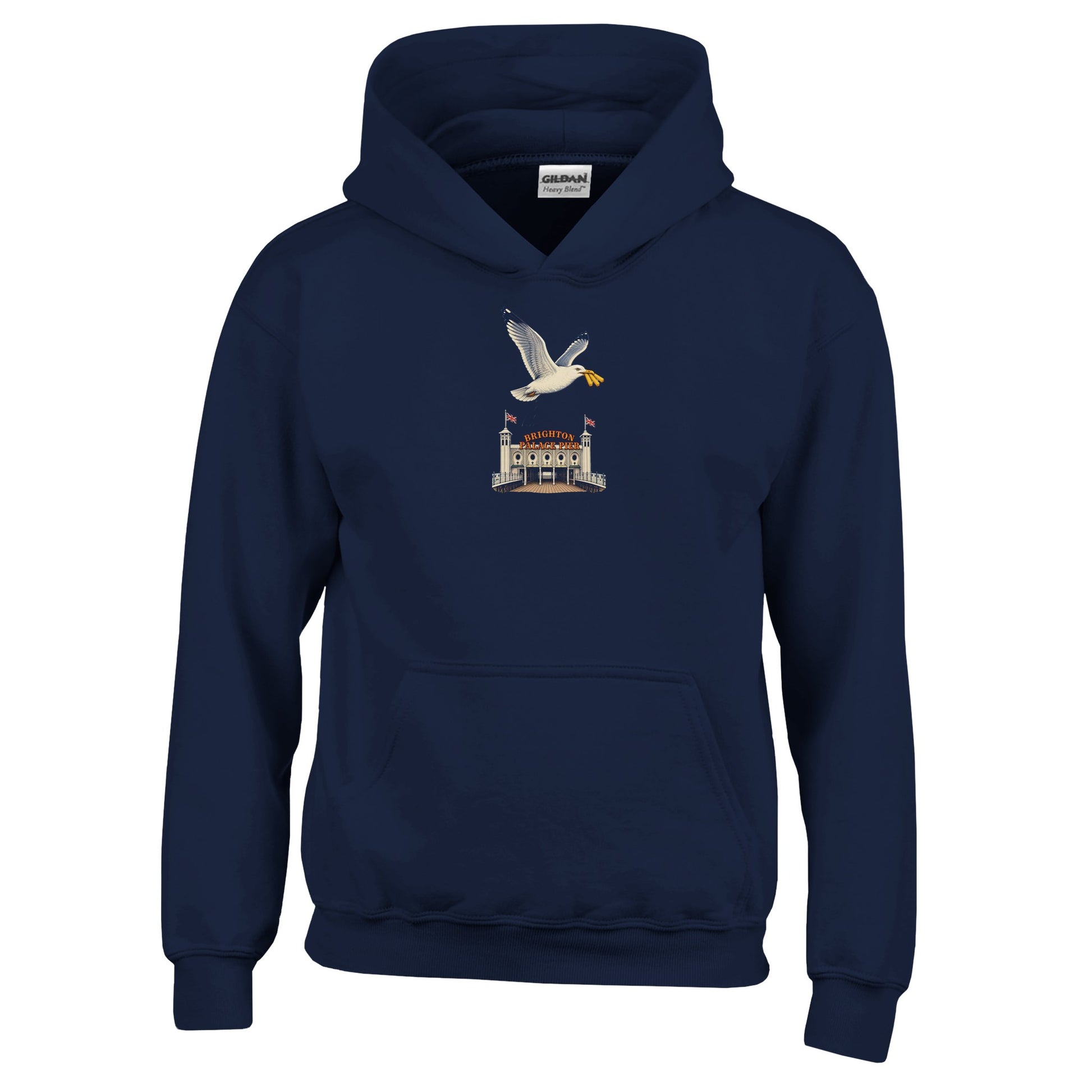 Brighton Palace Pier Chip Heist Kids' Hoodie — product view 7