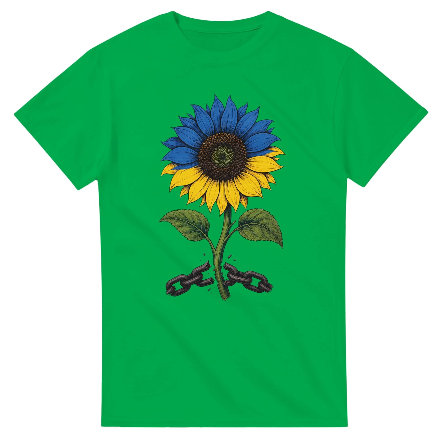 Ukraine Freedom Sunflower T-shirt — product view 11