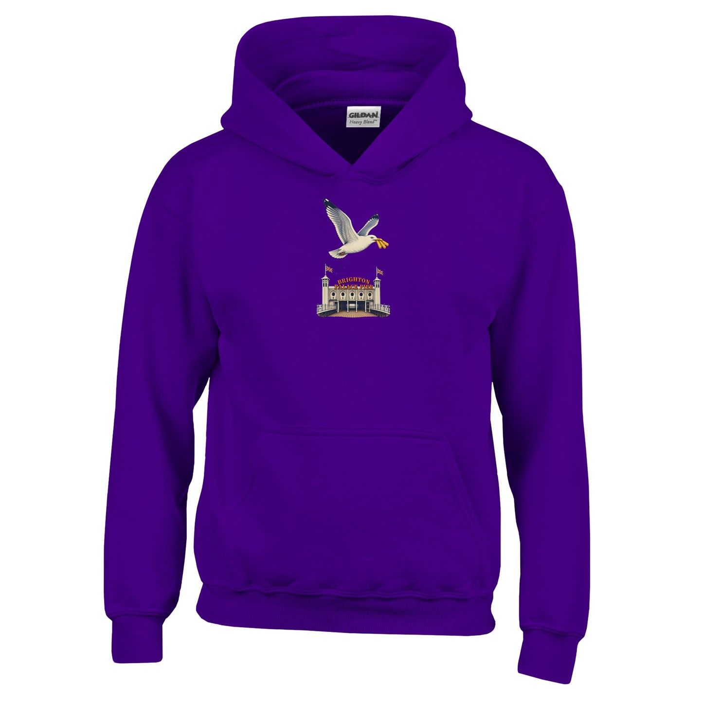 Brighton Palace Pier Chip Heist Kids' Hoodie — product view 10