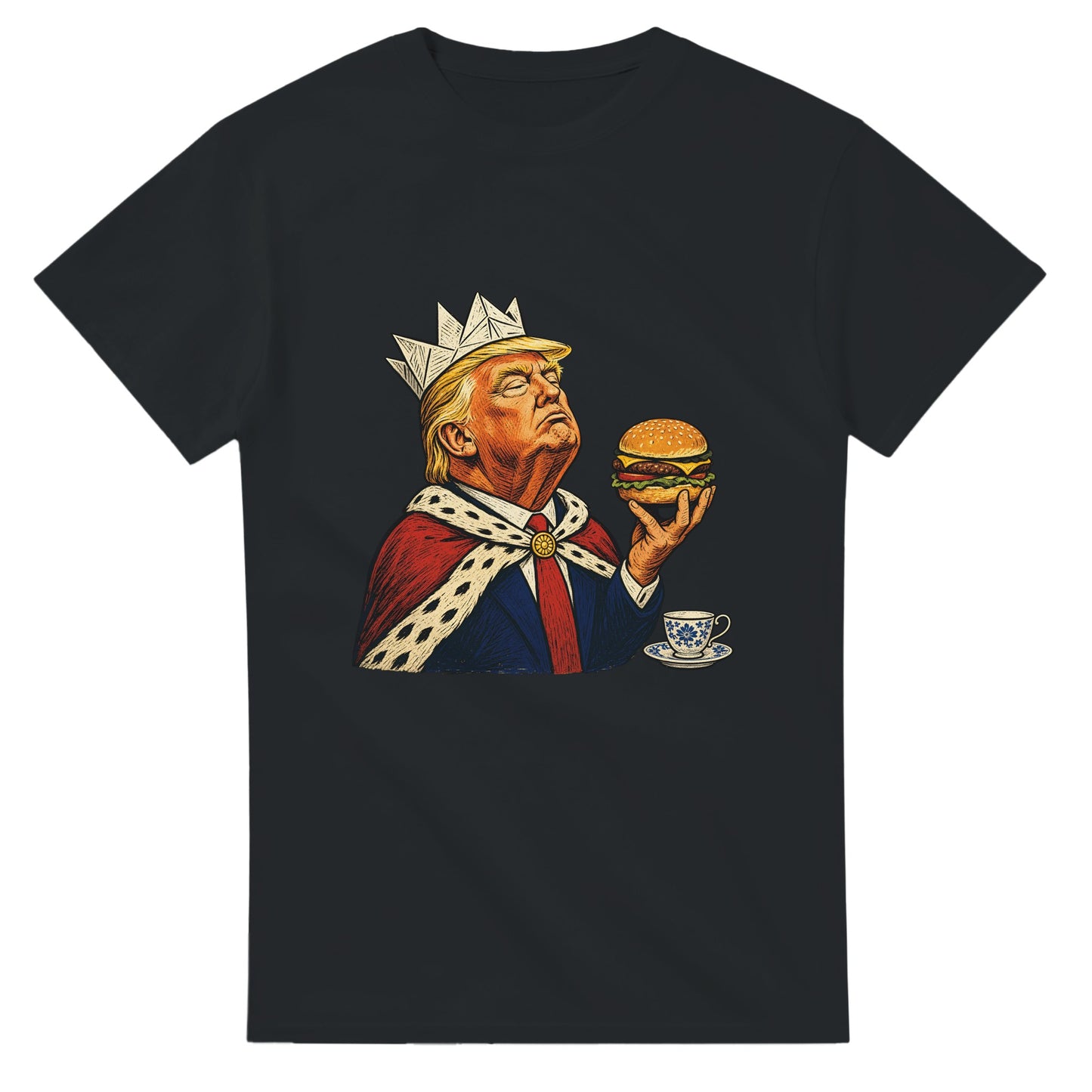 The Very Temporary Monarch — Trump Satire T-shirt — product view 10