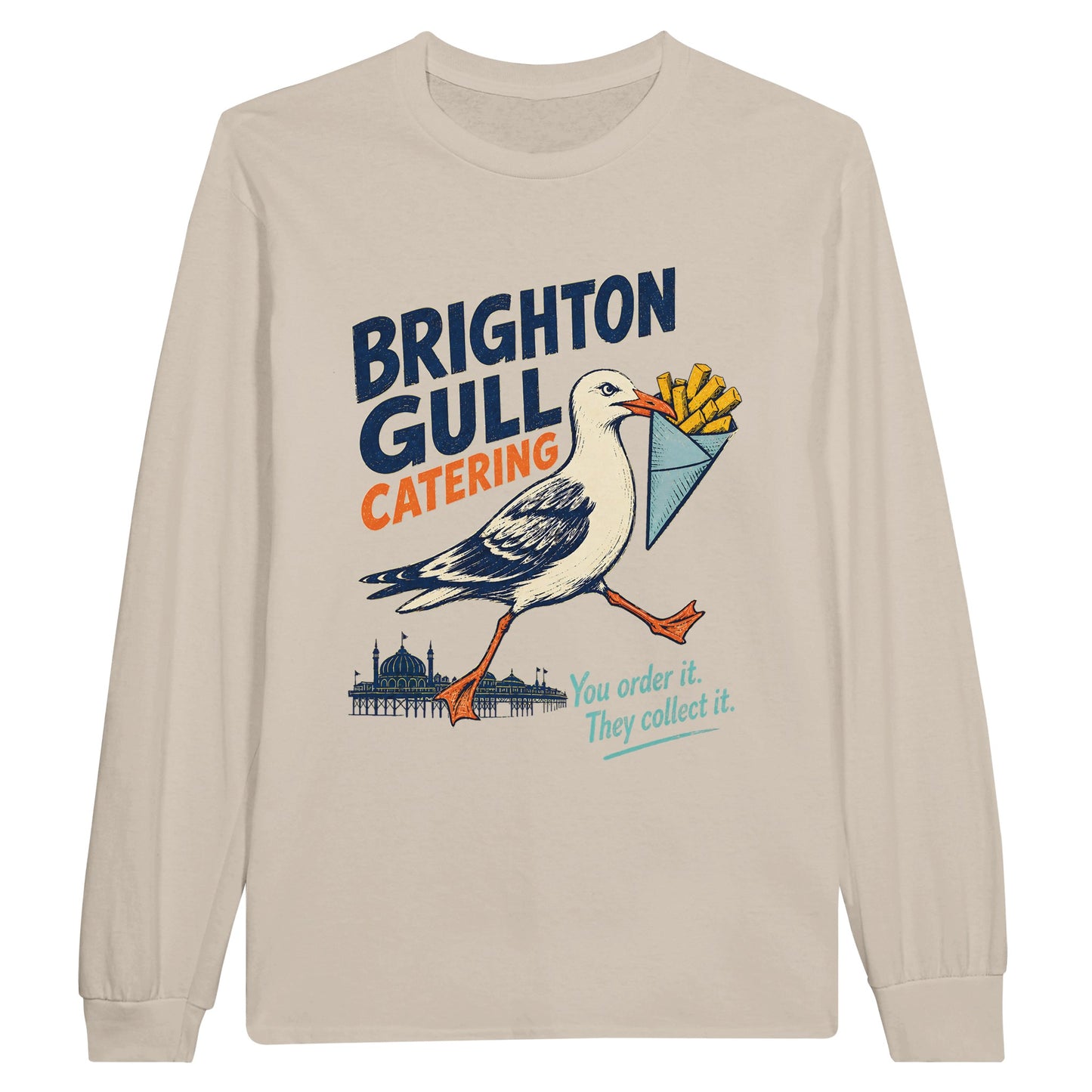 Brighton Gull Catering - You Order It, They Collect It Long-Sleeve… — product view 3