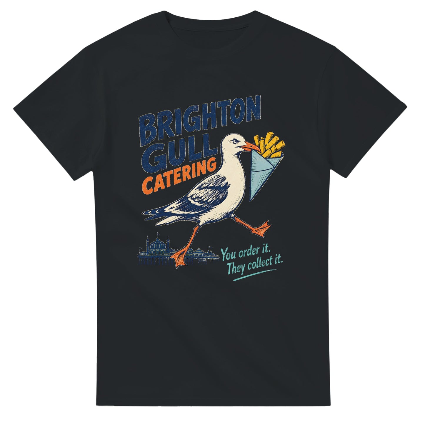 Brighton Gull Catering - You Order It, They Collect It T-shirt — product view 10
