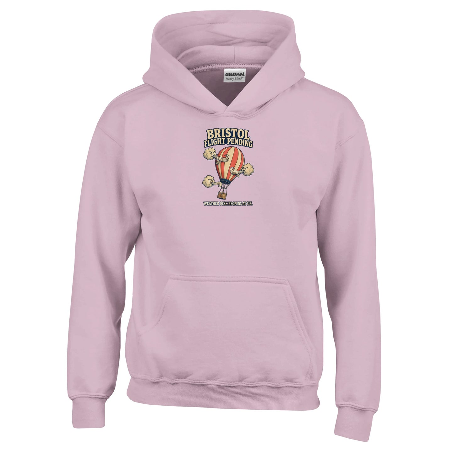 Bristol Flight Pending – Weather Desk Kids' Hoodie — product view 5