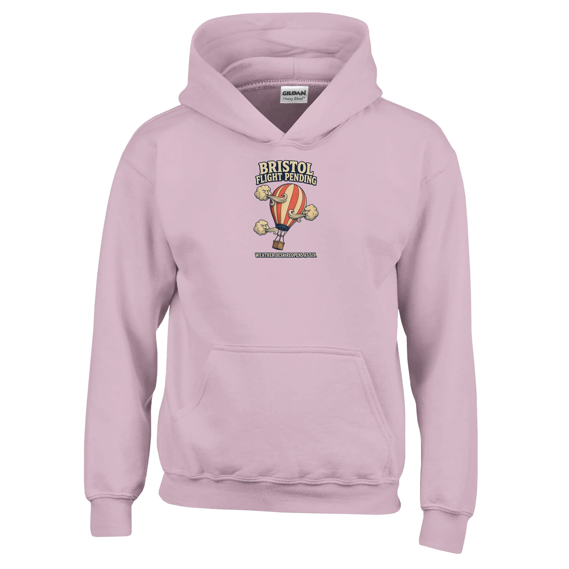Bristol Flight Pending – Weather Desk Kids' Hoodie — product view 5