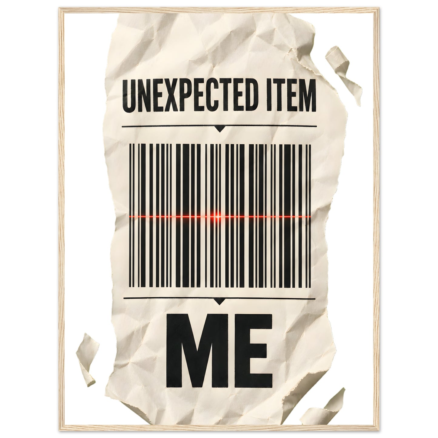 Unexpected Item: Me Framed Wall Art — product view 5