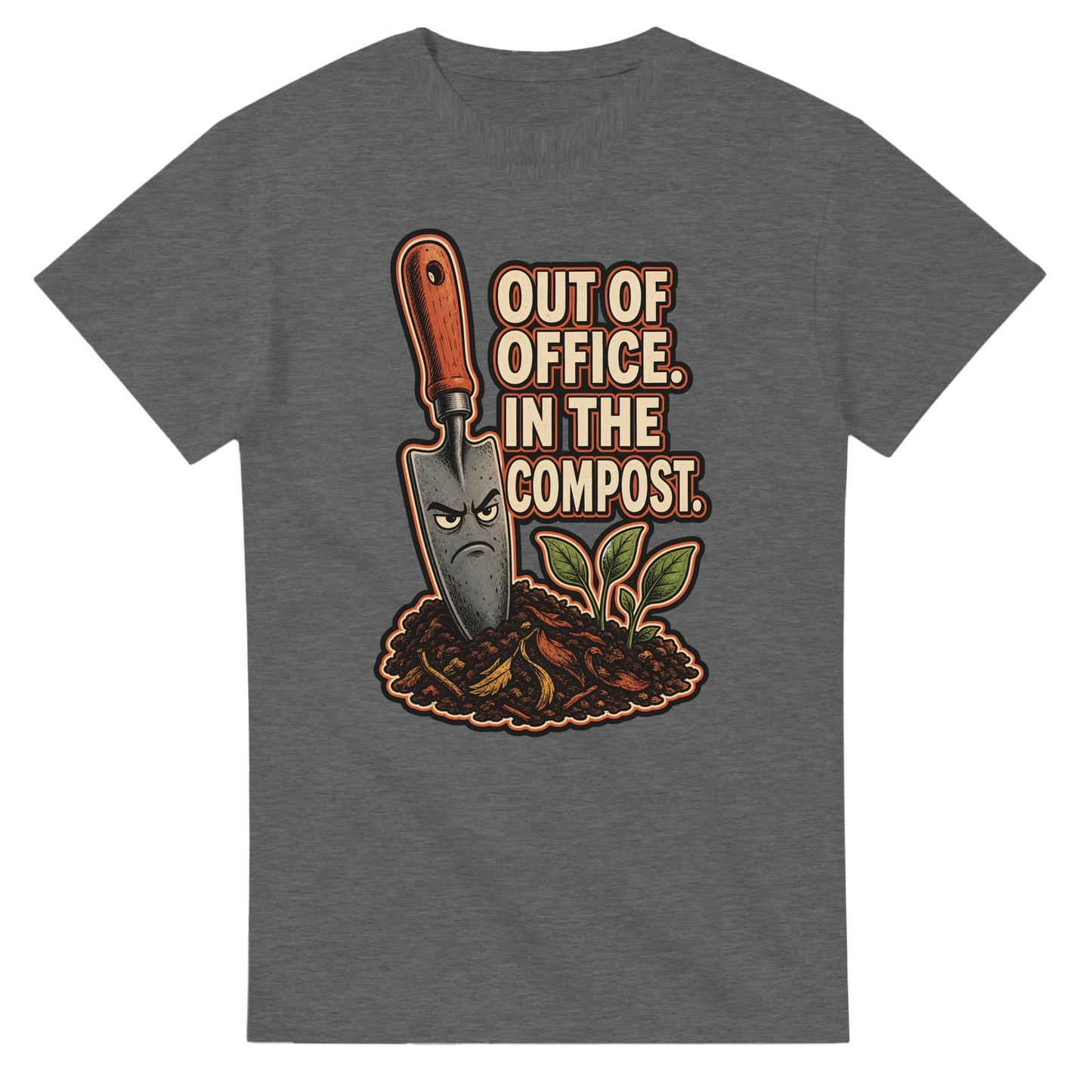 Out of Office, In the Compost T-shirt — product view 3