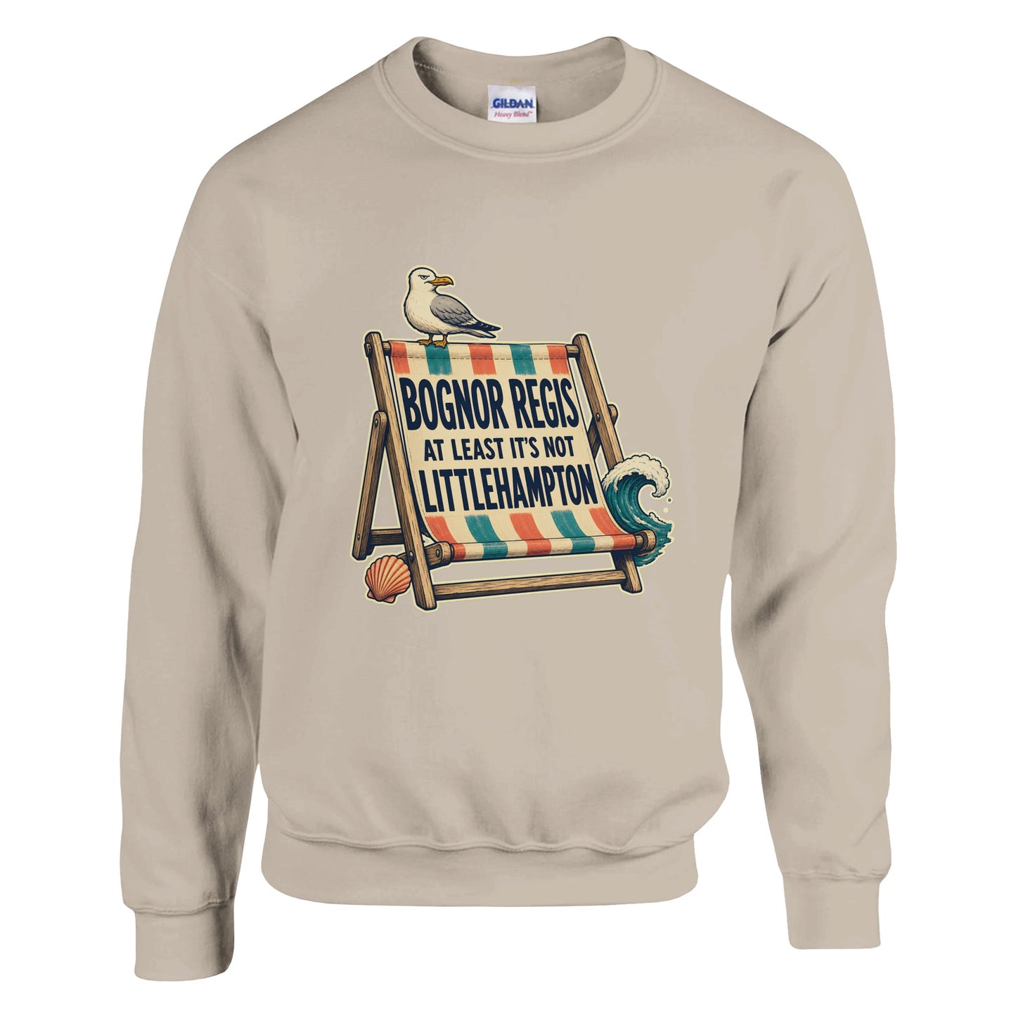 Bognor Regis — At Least It's Not Littlehampton Sweatshirt — product view 2