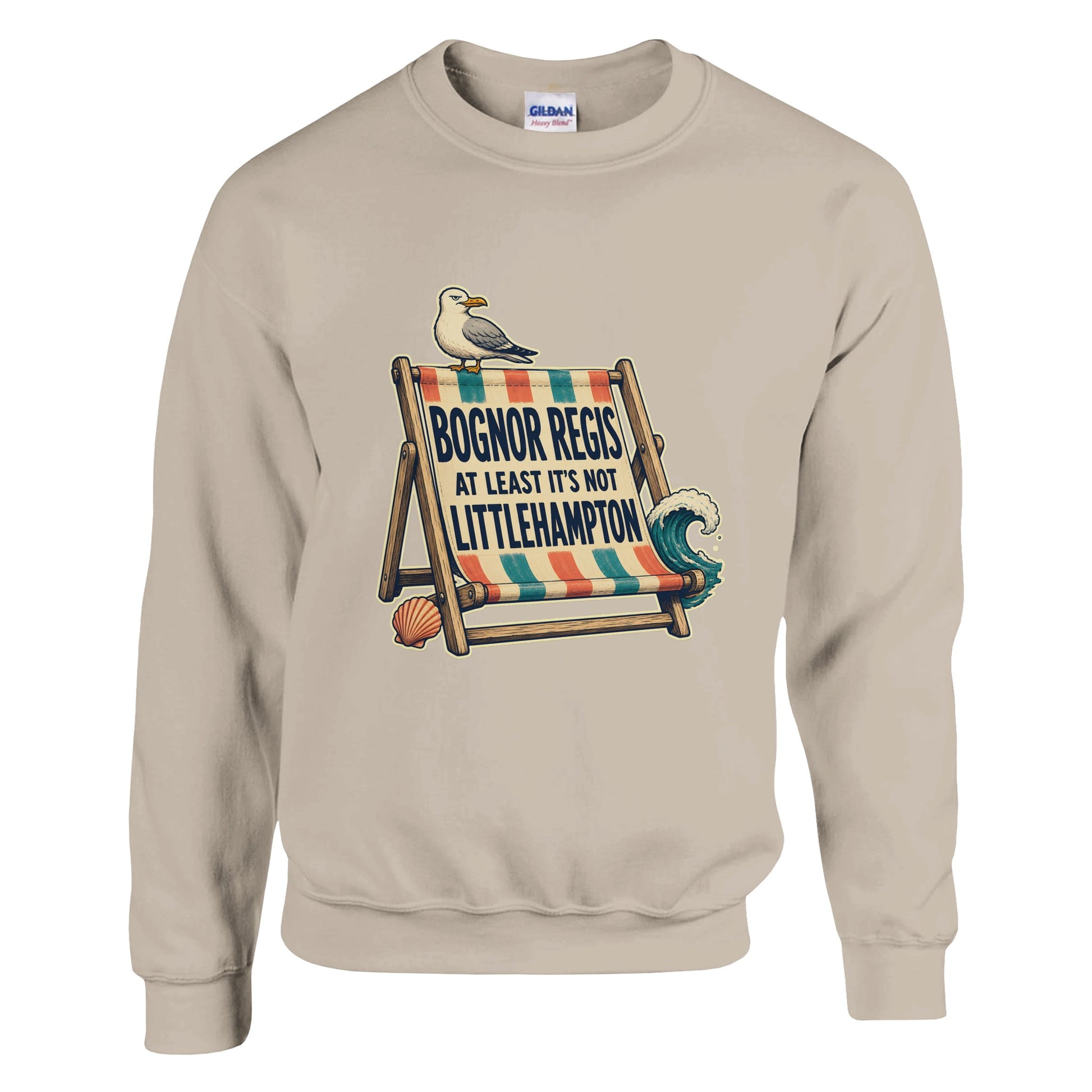 Bognor Regis — At Least It's Not Littlehampton Sweatshirt — product view 2