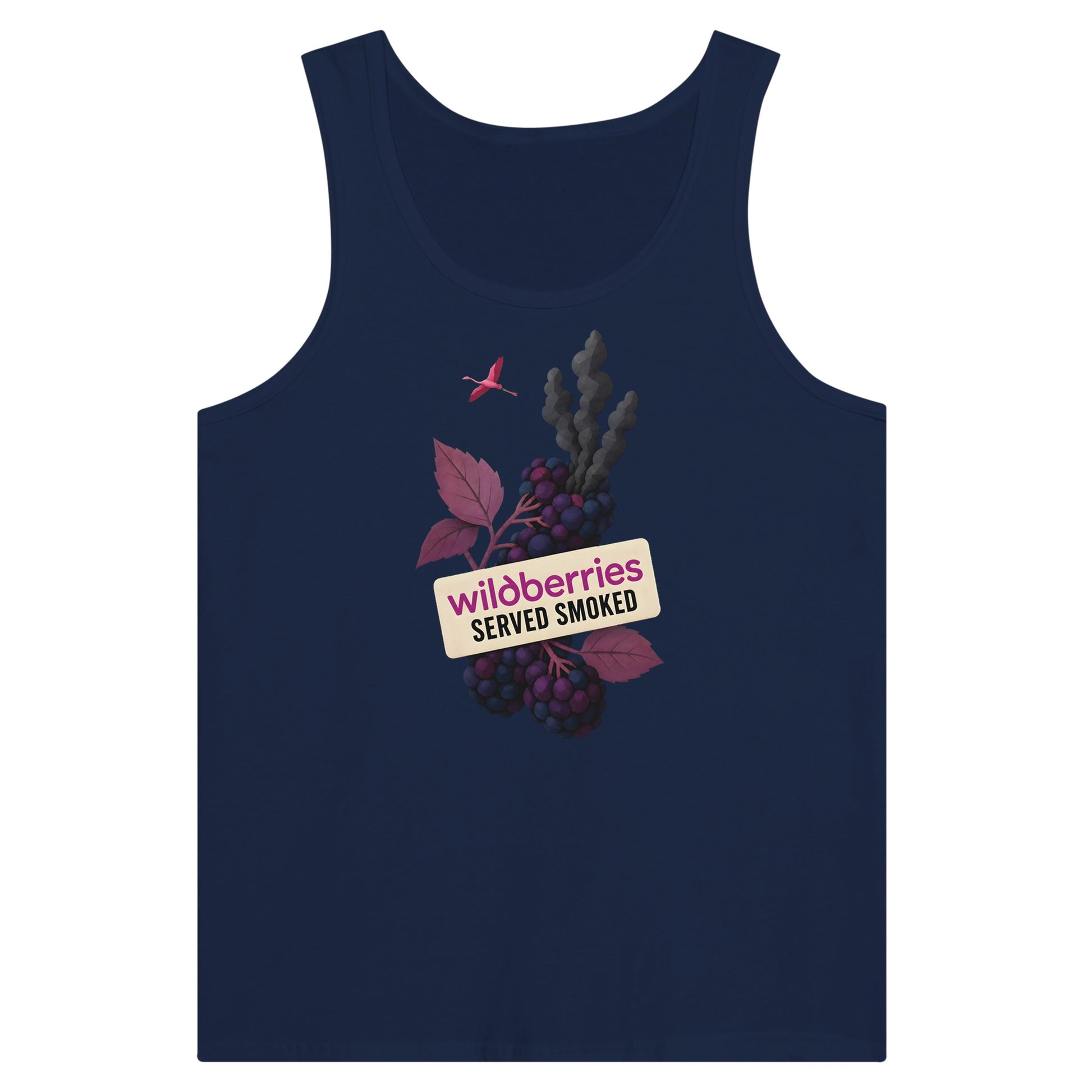 Wildberries, Served Smoked Premium Unisex Tank Top — product view 9