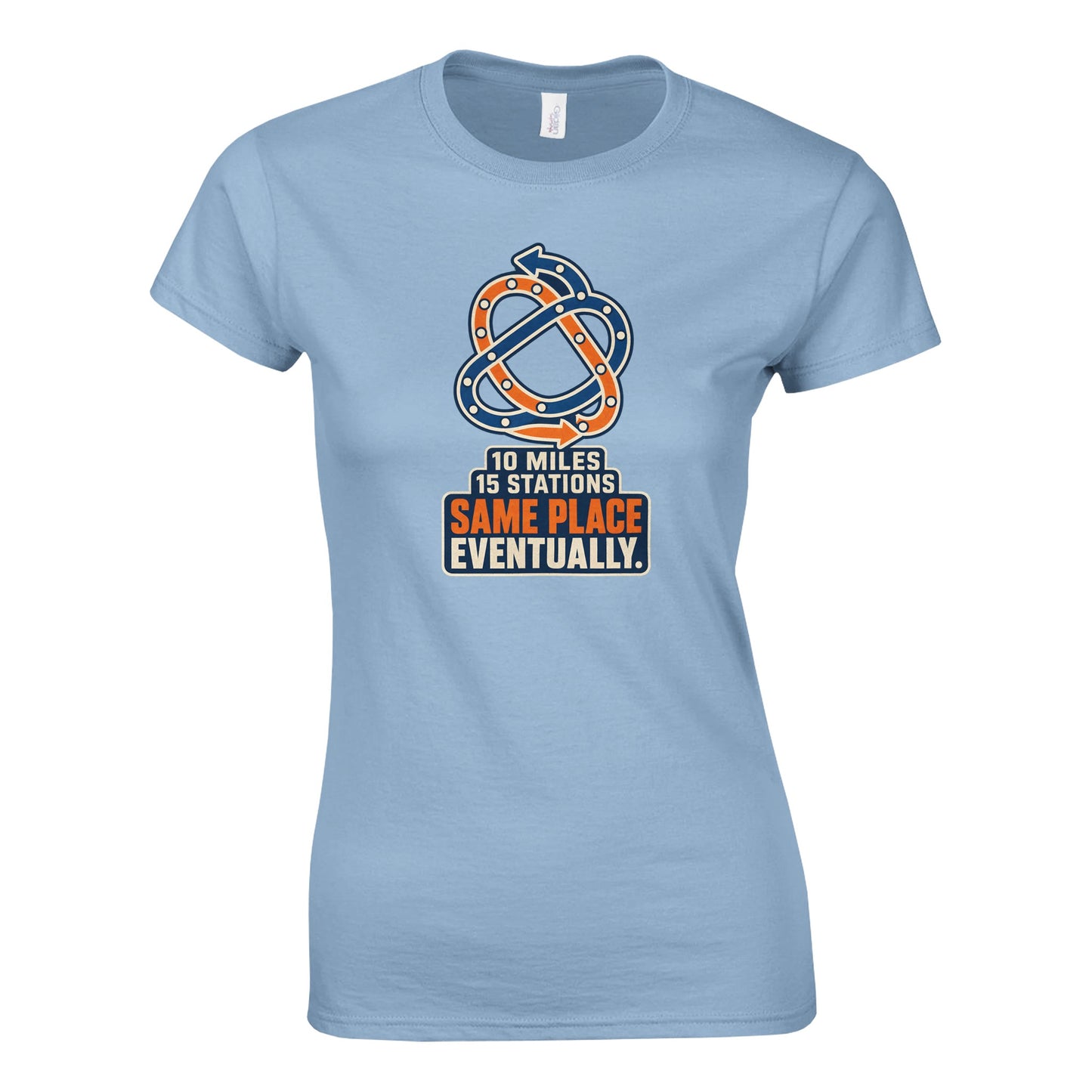Glasgow Same Place Eventually Women's T-shirt — product view 3