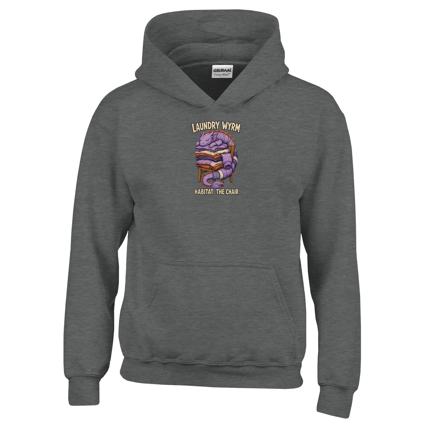Laundry Wyrm – Habitat: The Chair Kids' Hoodie — product view 2