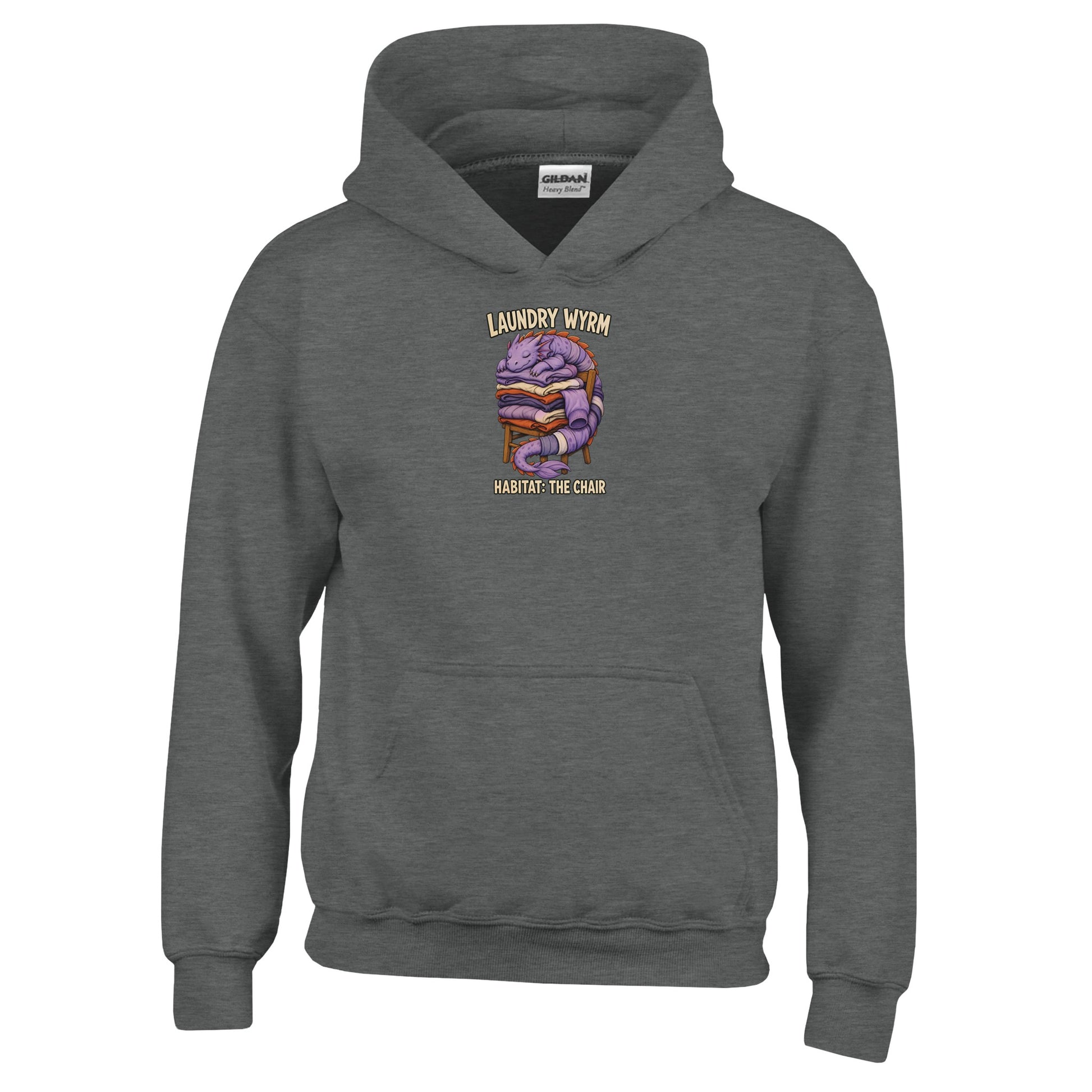 Laundry Wyrm – Habitat: The Chair Kids' Hoodie — product view 2