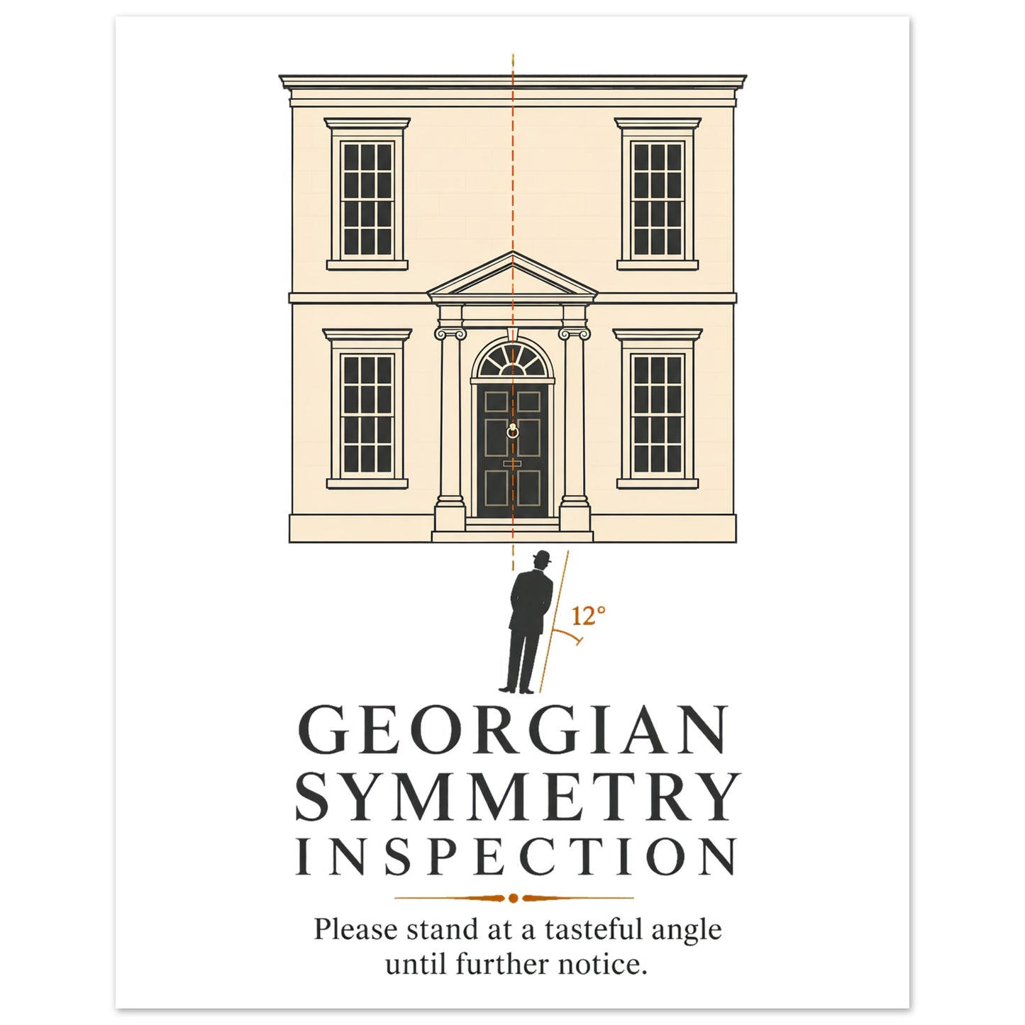 Georgian Symmetry Inspection — Bath Poster — product view 3