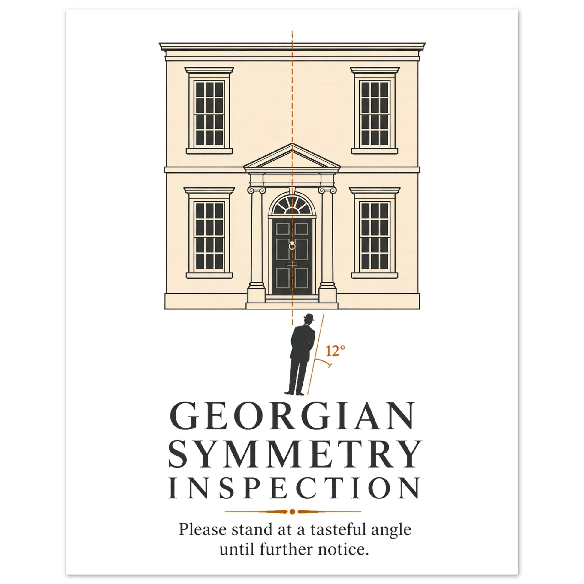 Georgian Symmetry Inspection — Bath Poster — product view 3