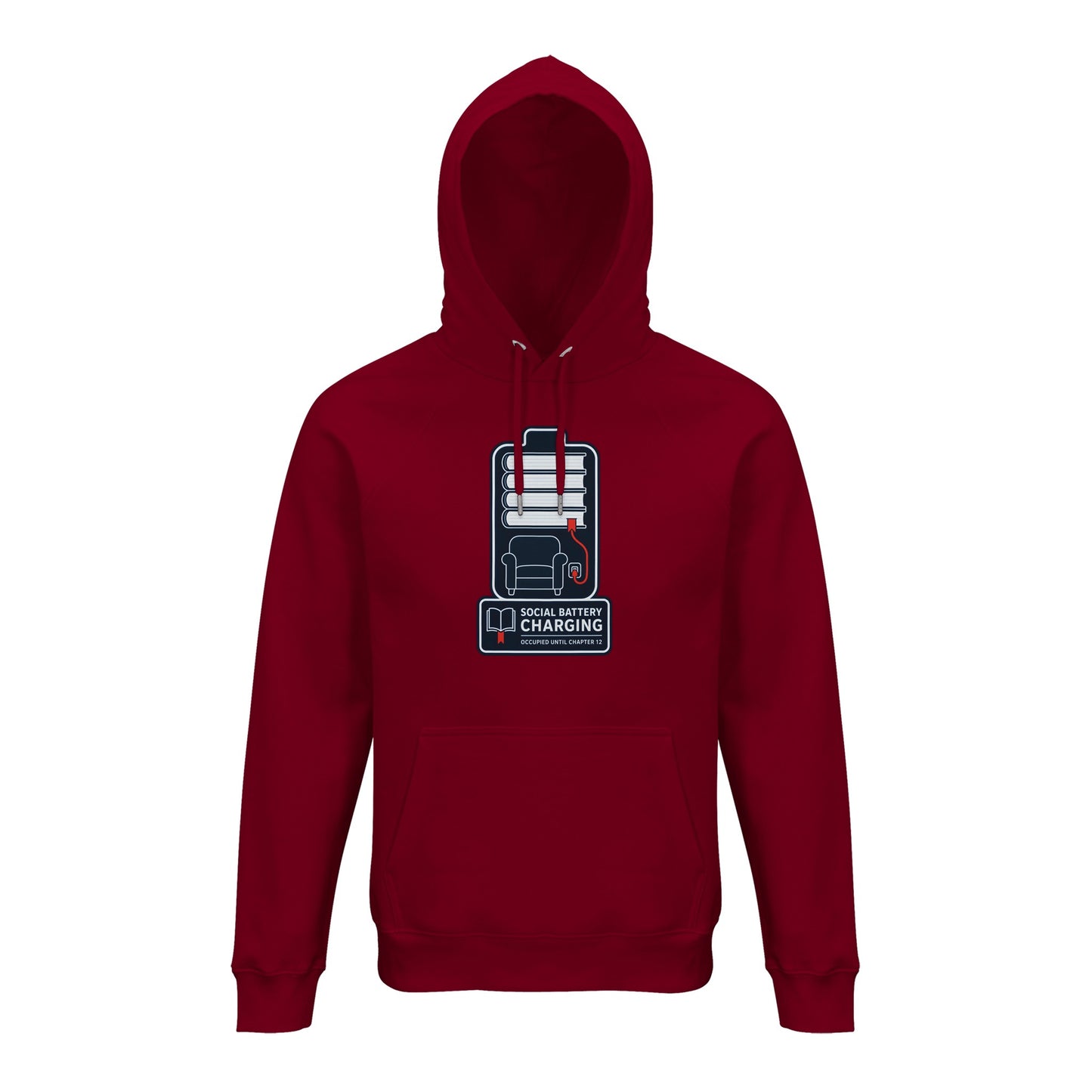 Social Battery Charging Hoodie — product view 4