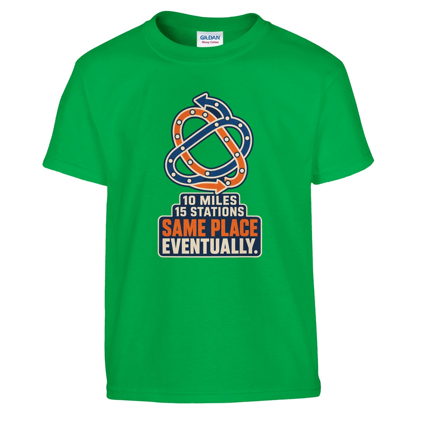 Glasgow Same Place Eventually Kids' T-shirt — product view 8