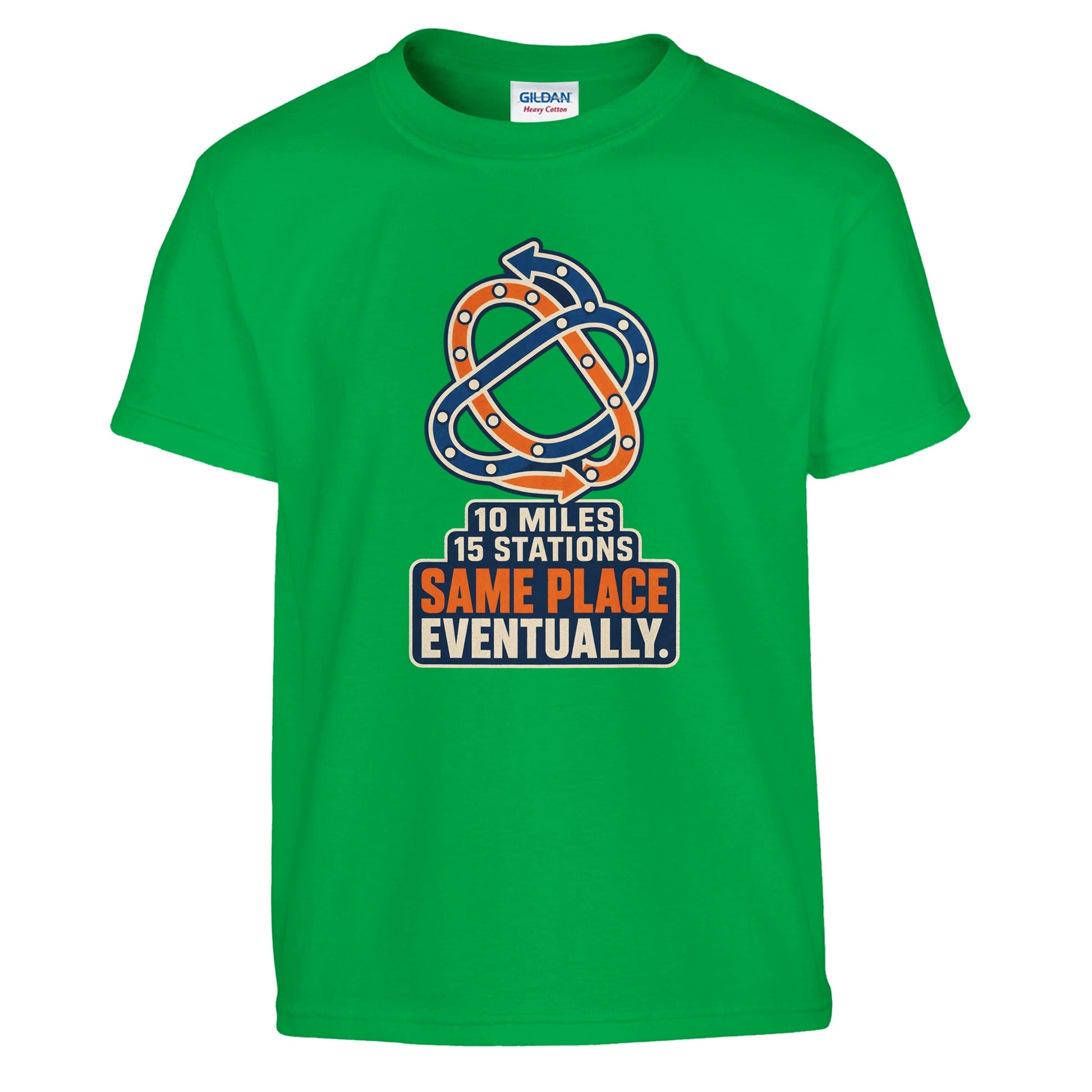Glasgow Same Place Eventually Kids' T-shirt — product view 8