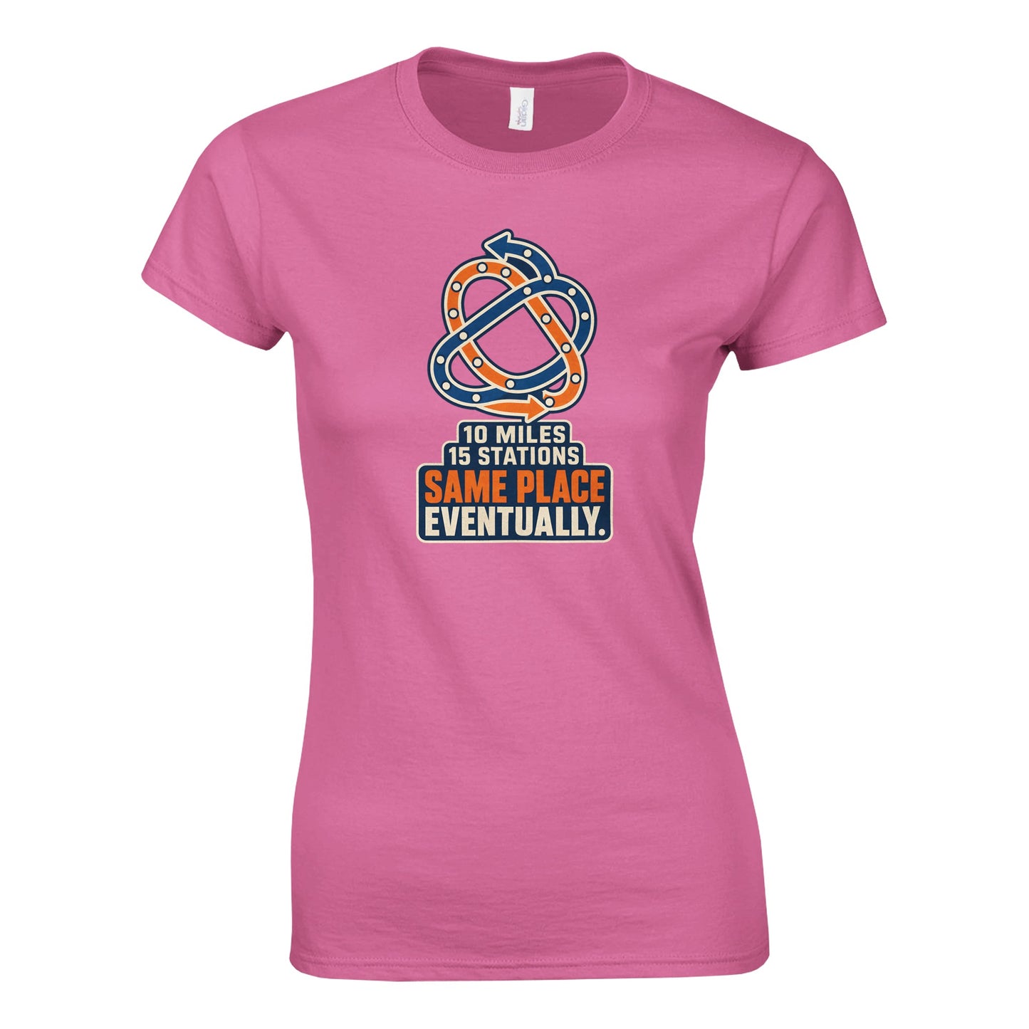 Glasgow Same Place Eventually Women's T-shirt — product view 4