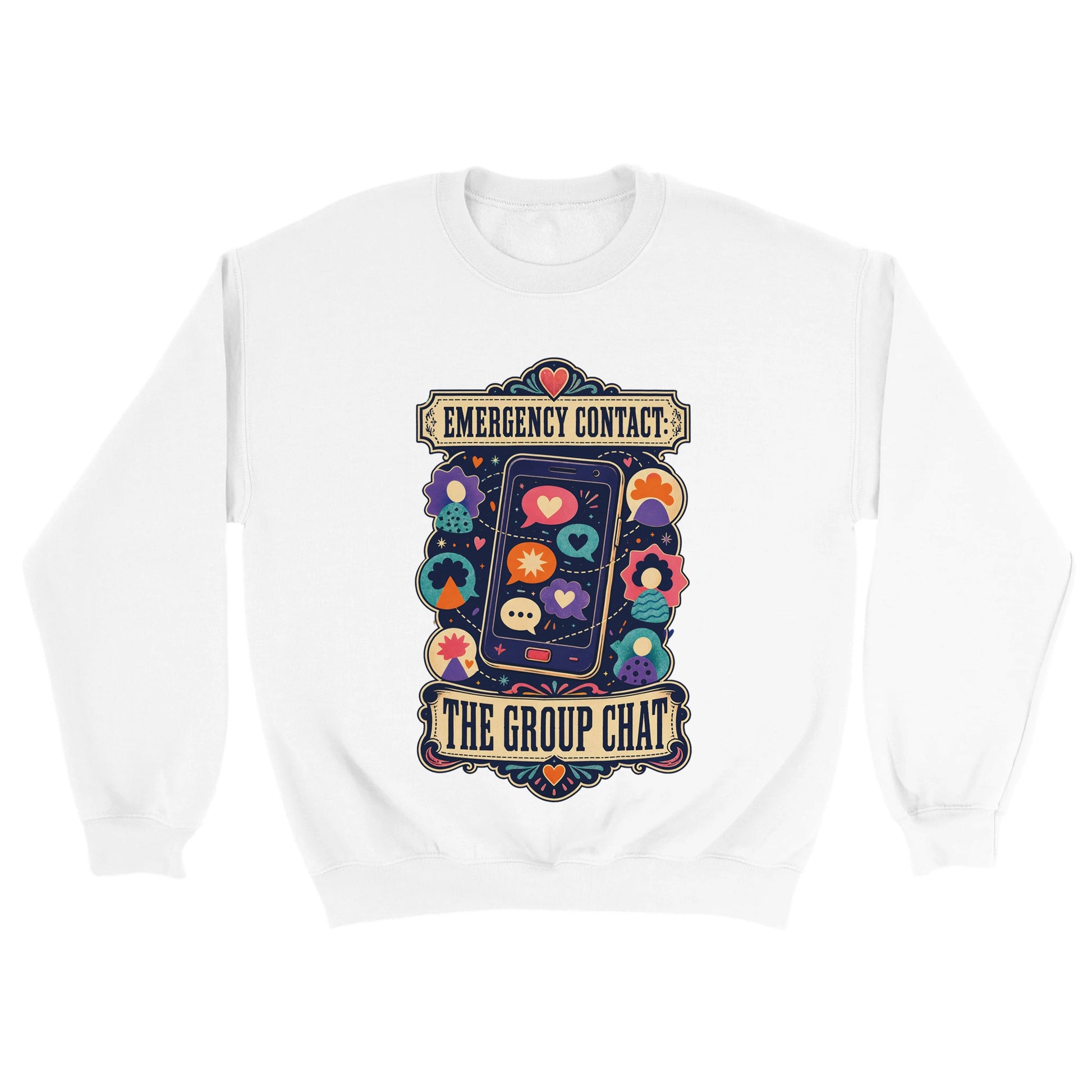 Emergency Contact — The Group Chat Sweatshirt — product view 6
