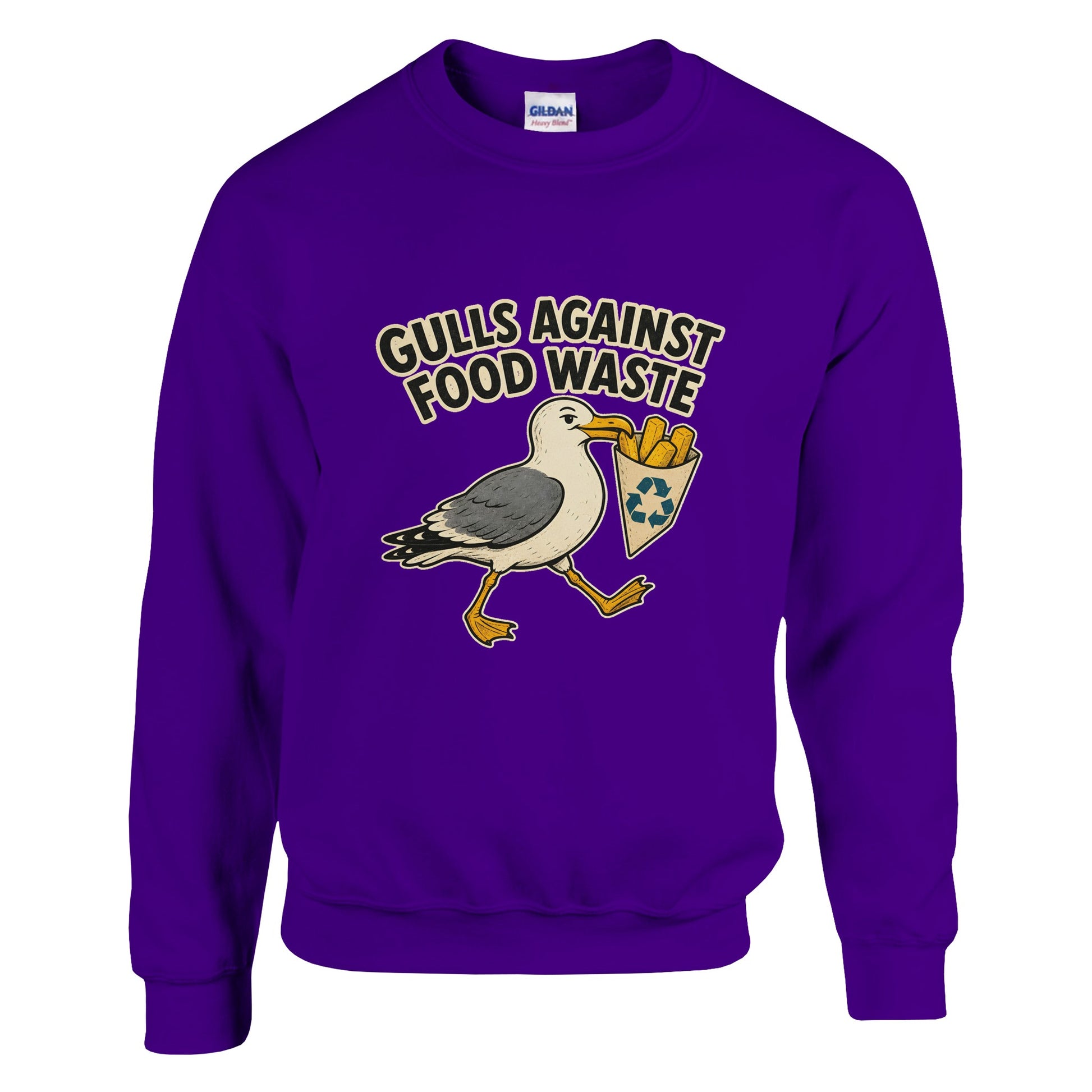 Gulls Against Food Waste Graphic Sweatshirt — product view 11
