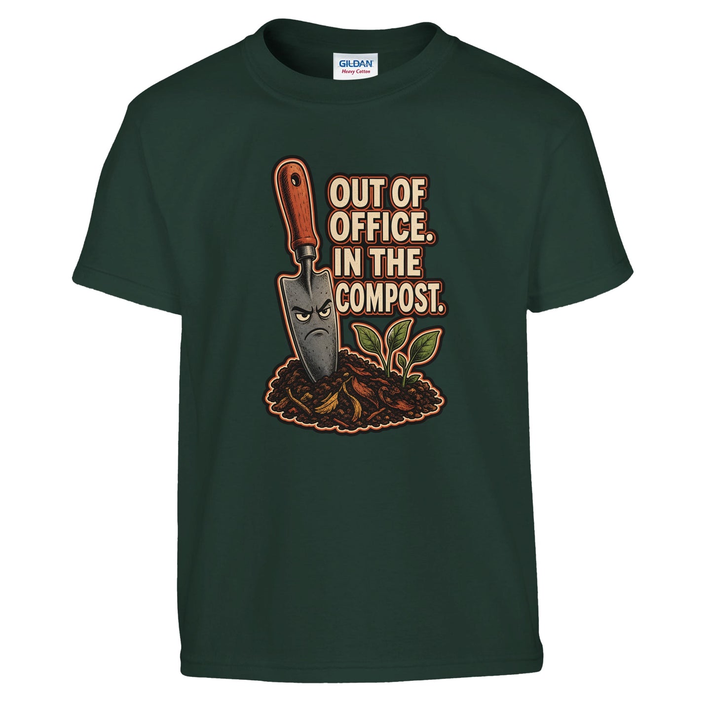 Out of Office, In the Compost Kids' T-shirt — product view 13