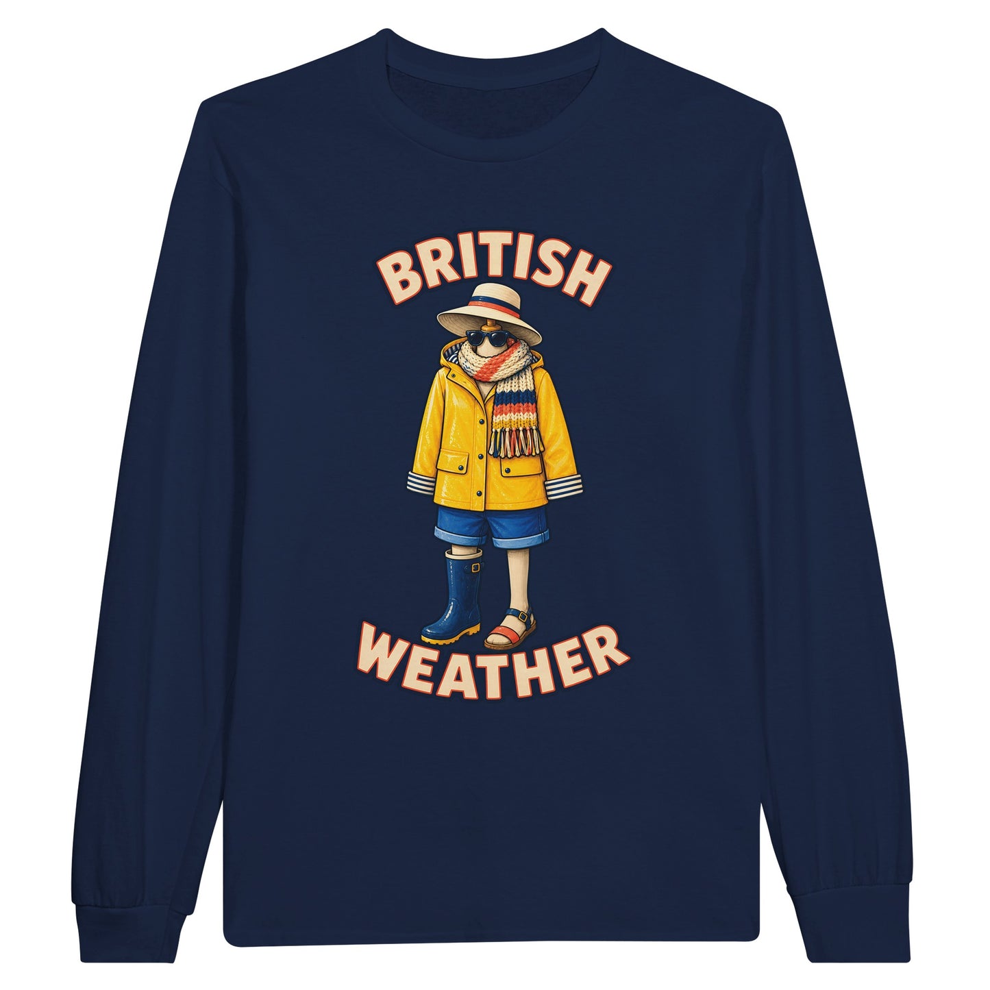 British Weather All-Weather Outfit Long-Sleeve T-shirt — product view 11