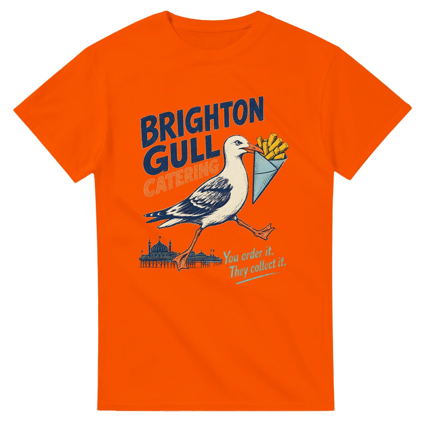 Brighton Gull Catering - You Order It, They Collect It T-shirt — product view 7