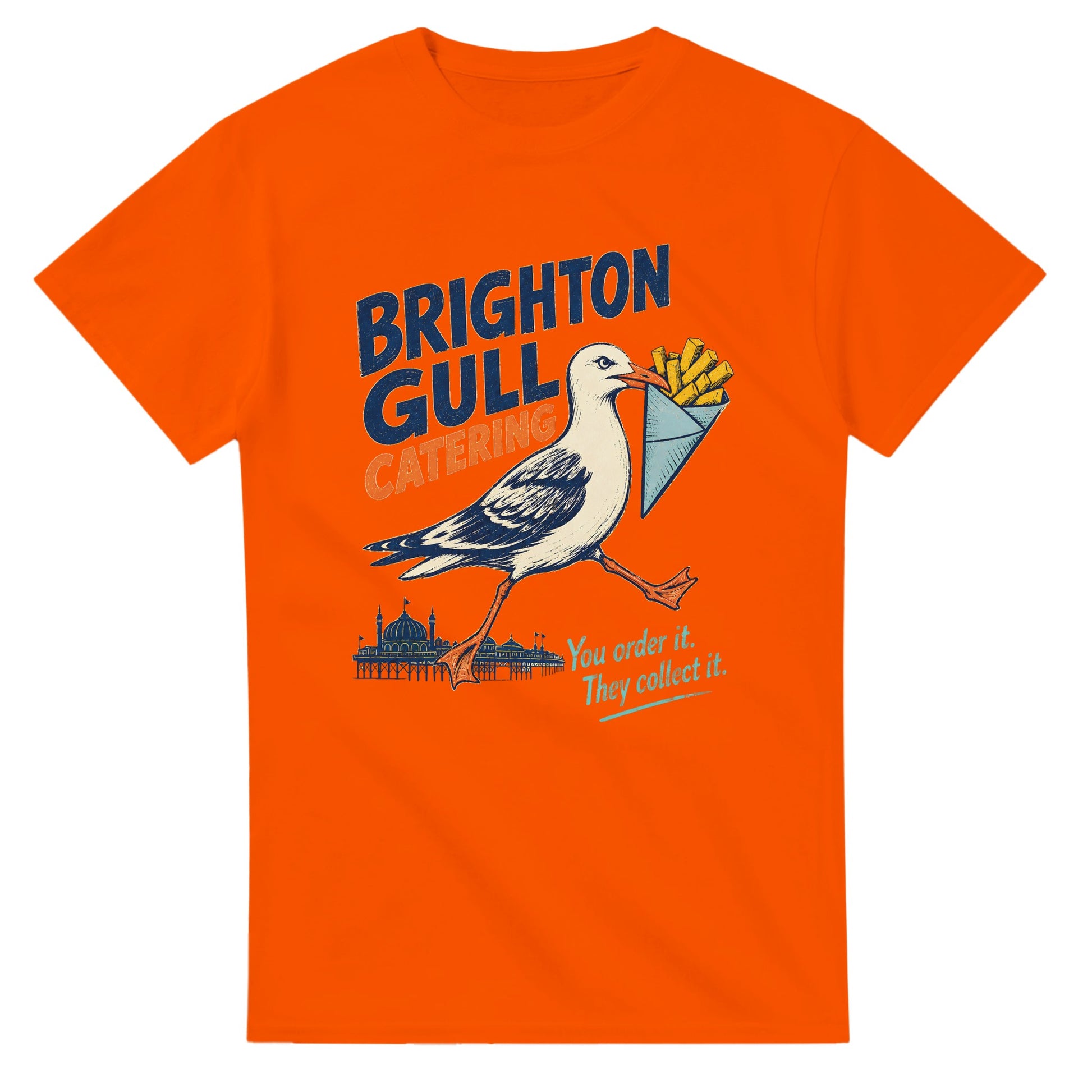 Brighton Gull Catering - You Order It, They Collect It T-shirt — product view 7