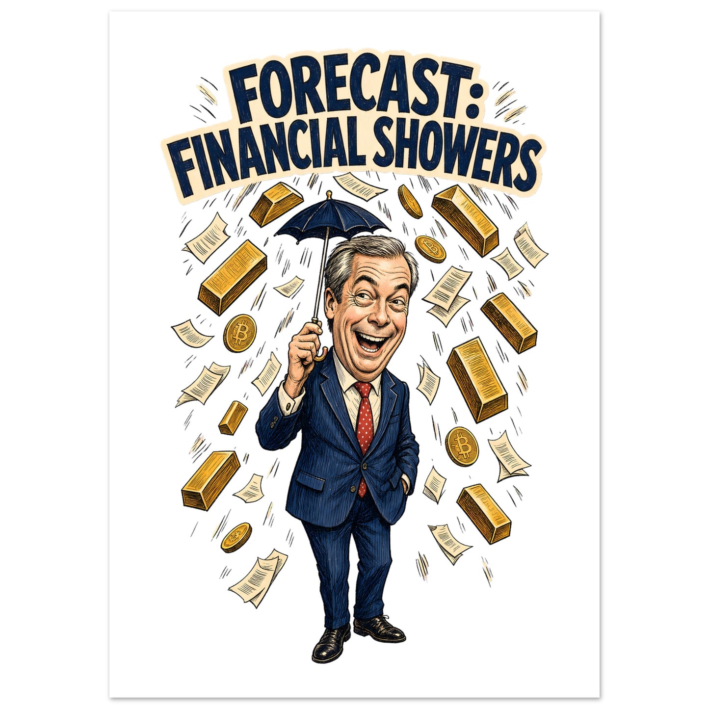 Forecast: Financial Showers Poster — product view 4