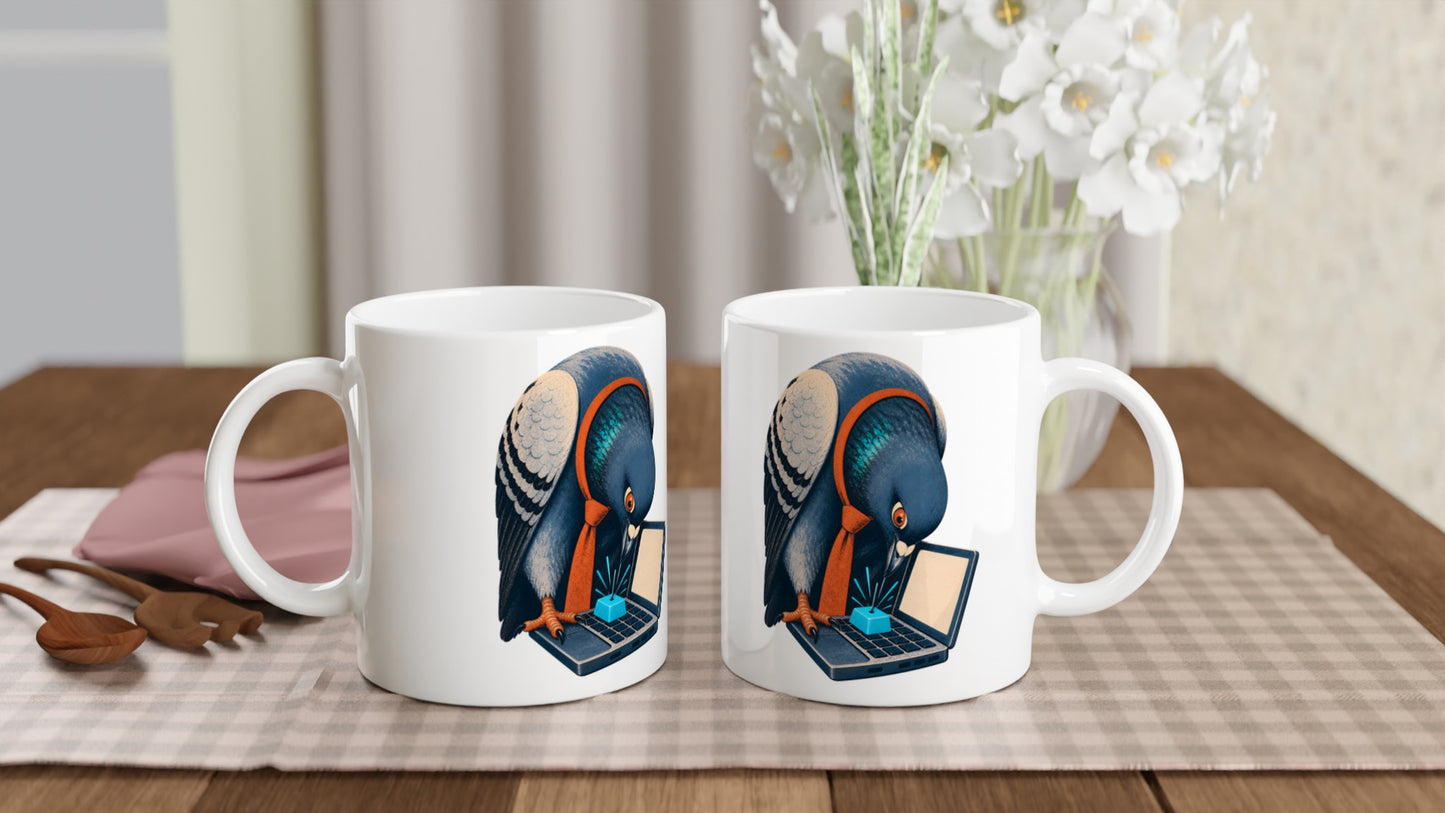 Pigeon Hits Send Mug — product view 4