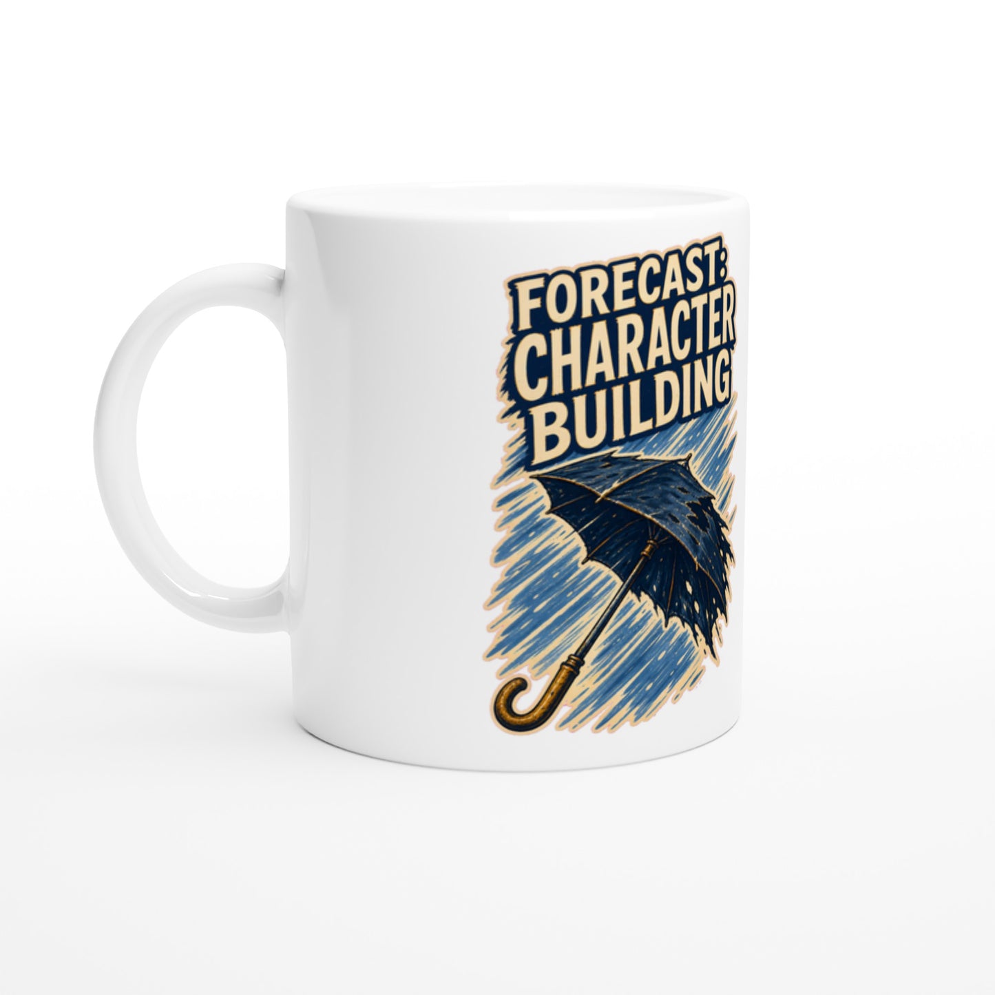 Forecast: Character Building – British Weather Mug — product view 1