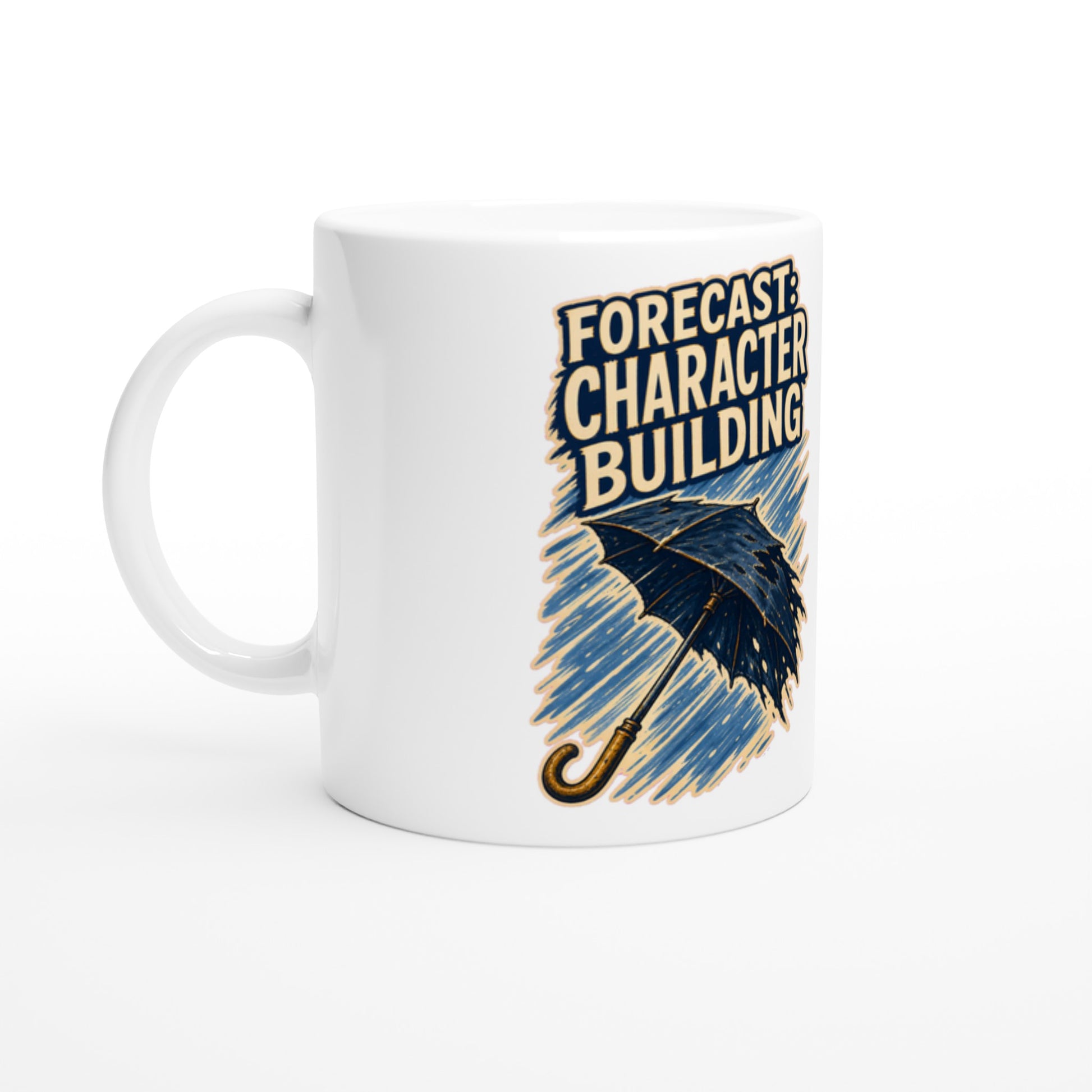 Forecast: Character Building – British Weather Mug — product view 1