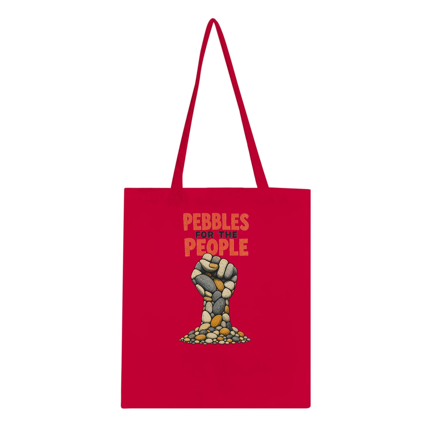 Pebbles for the People Graphic Tote Bag — product view 4