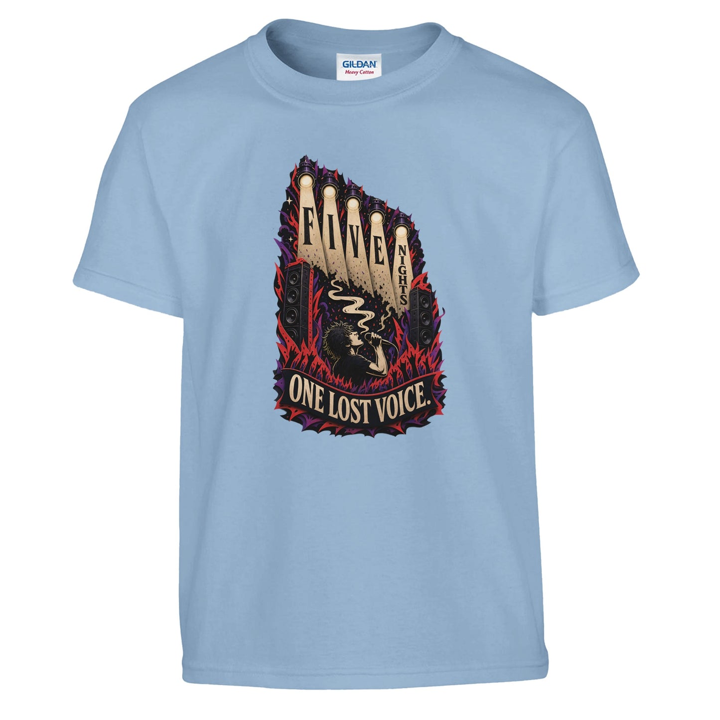 Five Nights, One Lost Voice Kids' T-shirt — product view 3