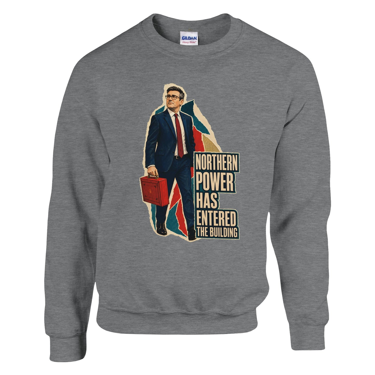 Northern Power Has Entered the Building Tote Bag Sweatshirt — product view 16