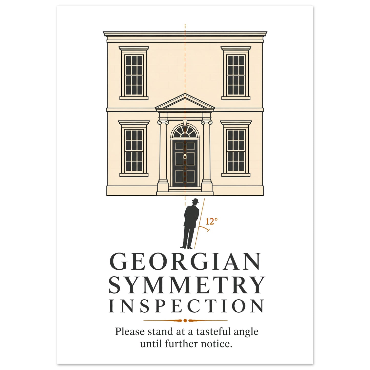 Georgian Symmetry Inspection — Bath Poster — product view 4