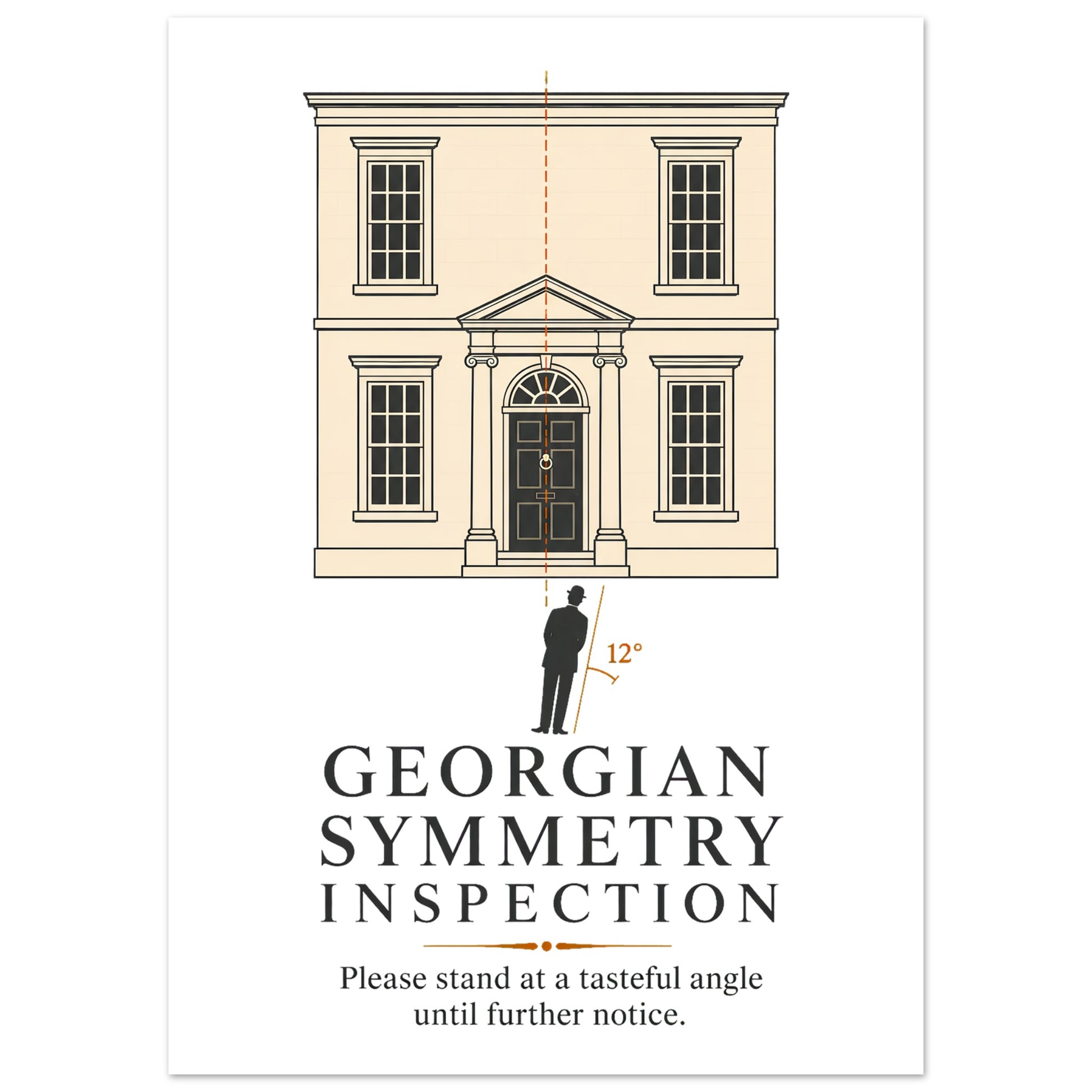 Georgian Symmetry Inspection — Bath Poster — product view 4