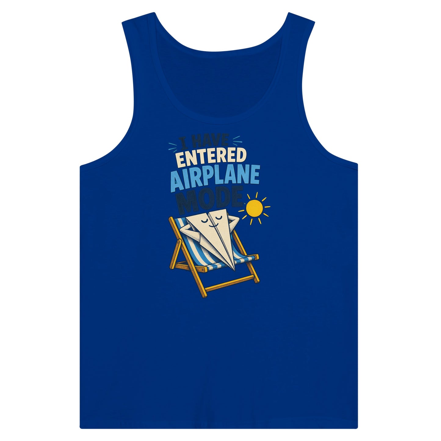 I Have Entered Airplane Mode Graphic Premium Unisex Tank Top — product view 3