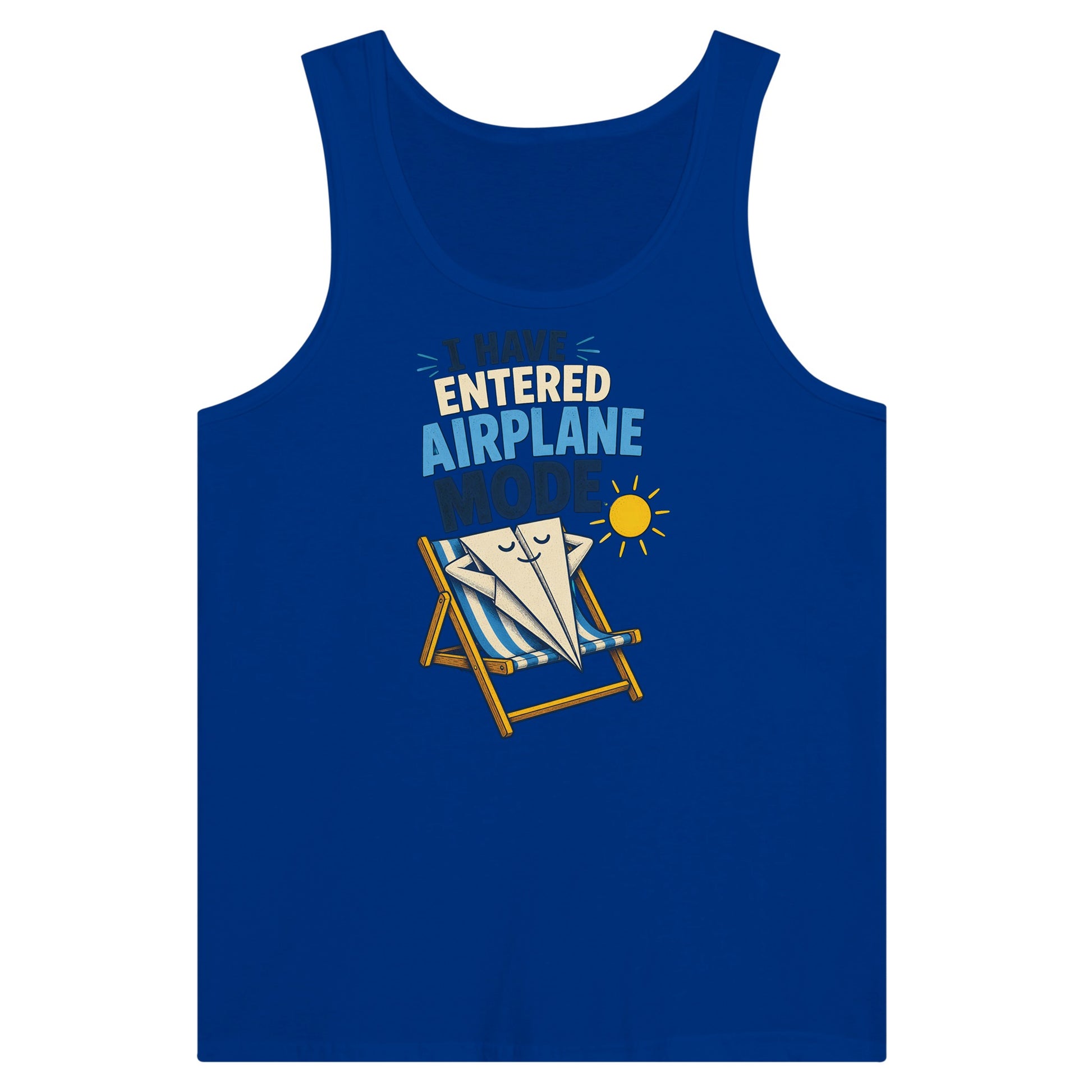I Have Entered Airplane Mode Graphic Premium Unisex Tank Top — product view 3