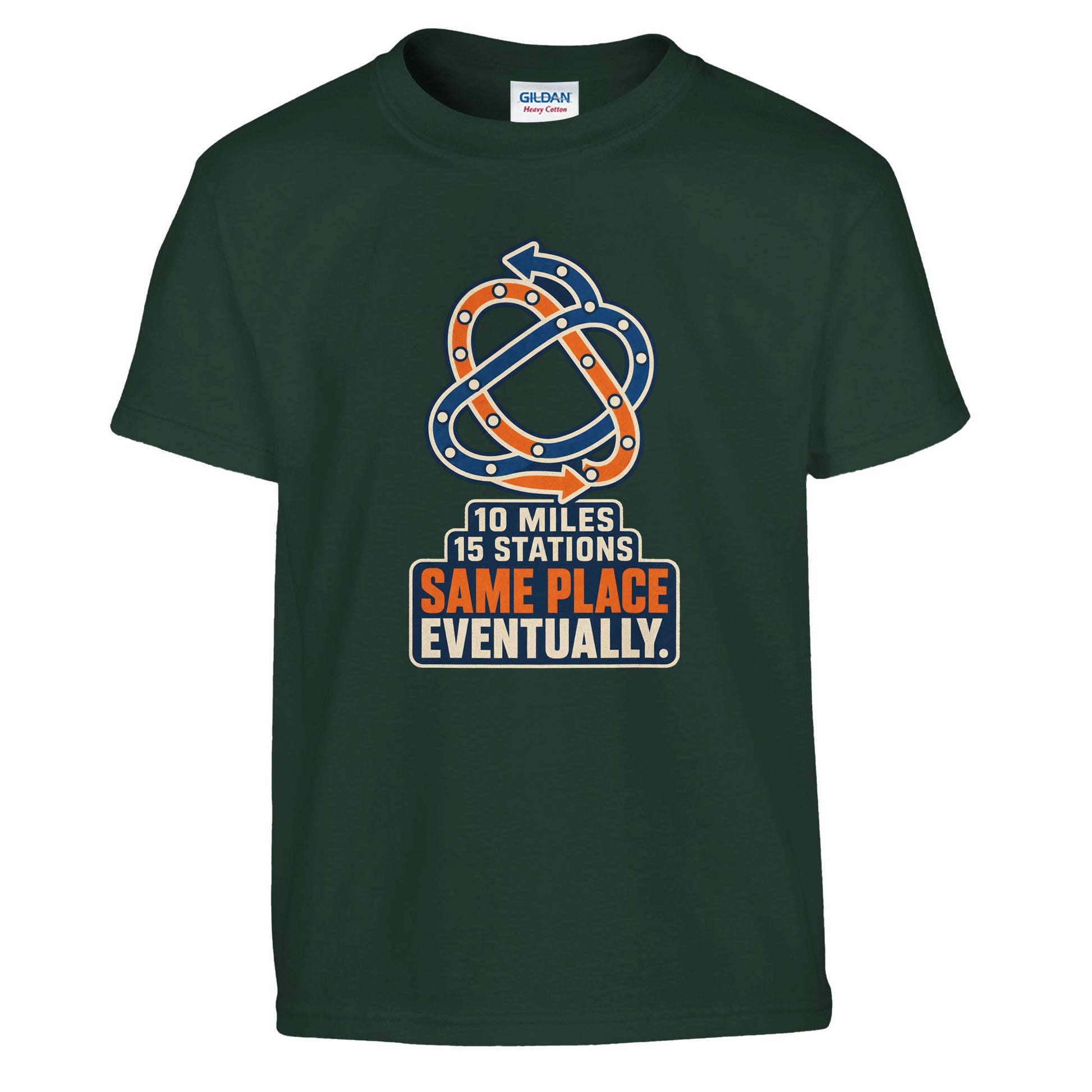 Glasgow Same Place Eventually Kids' T-shirt — product view 13