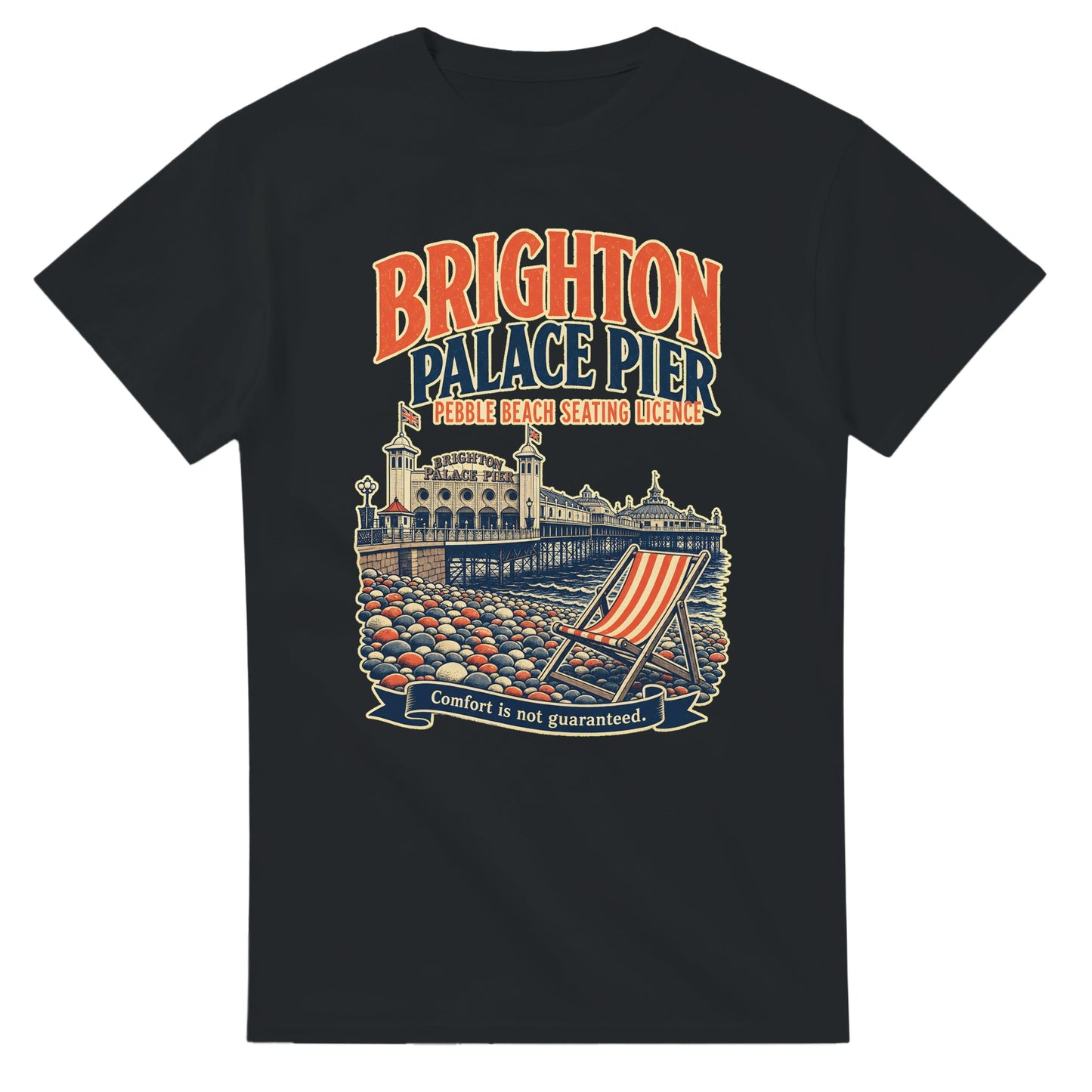Brighton Pebble Beach Seating Licence T-shirt — product view 10