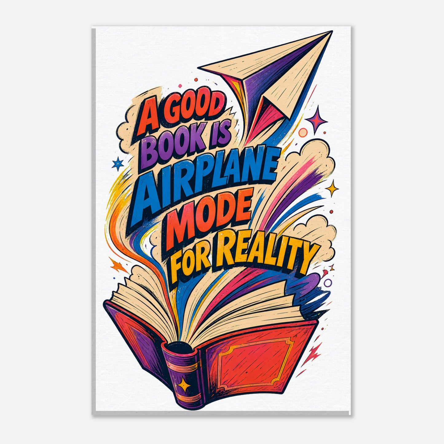 A Good Book Is Airplane Mode for Reality Canvas — product view 3
